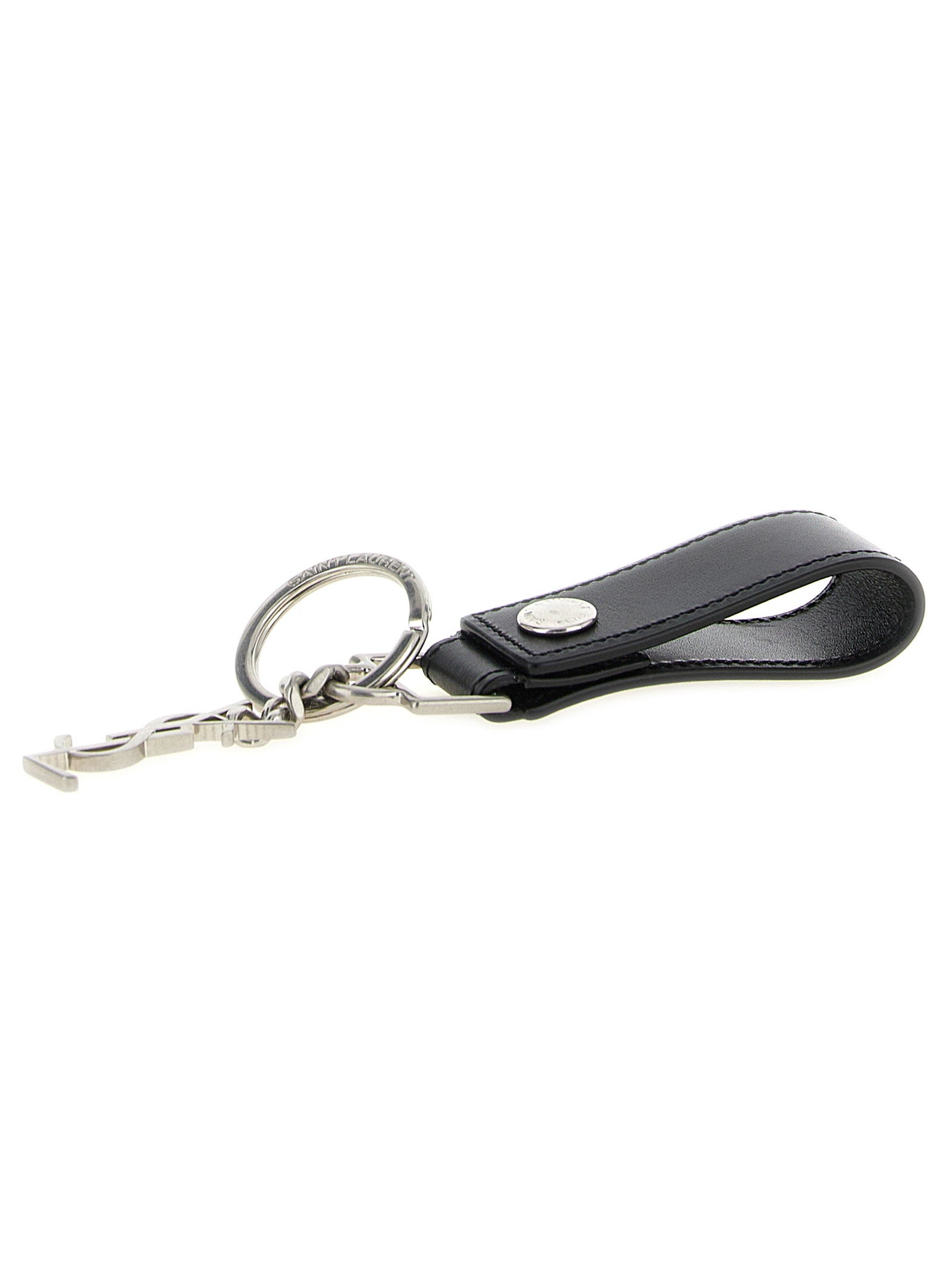 Saint Laurent Cassandre Key Ring – 100% calfskin leather - view 3