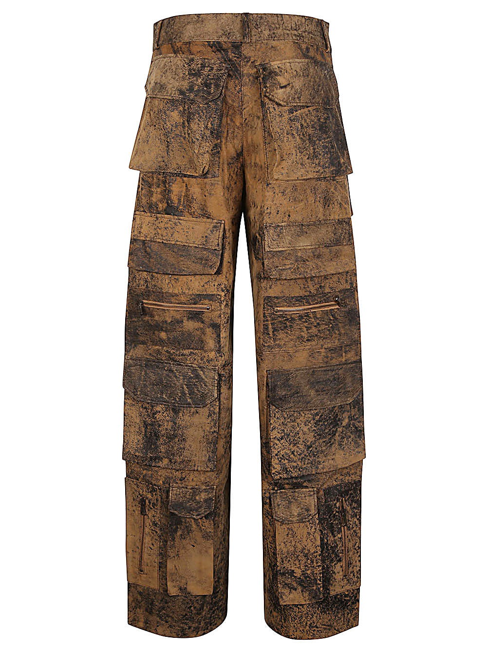 Fermas.Club Leather cargo trousers - view 2