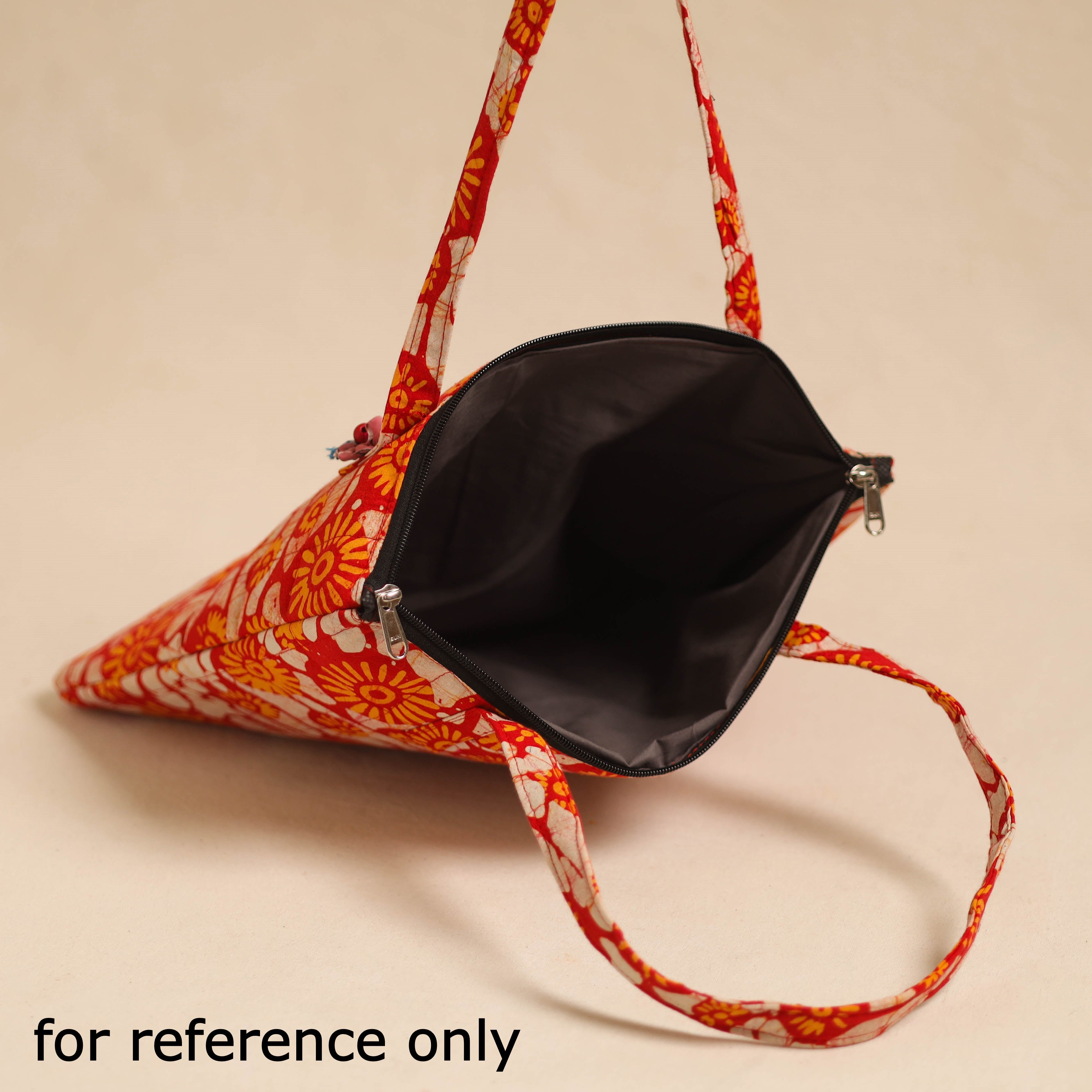 NOORI BAZAR Blue - Handcrafted Quilted Cotton Hand Bag 17 - view 5