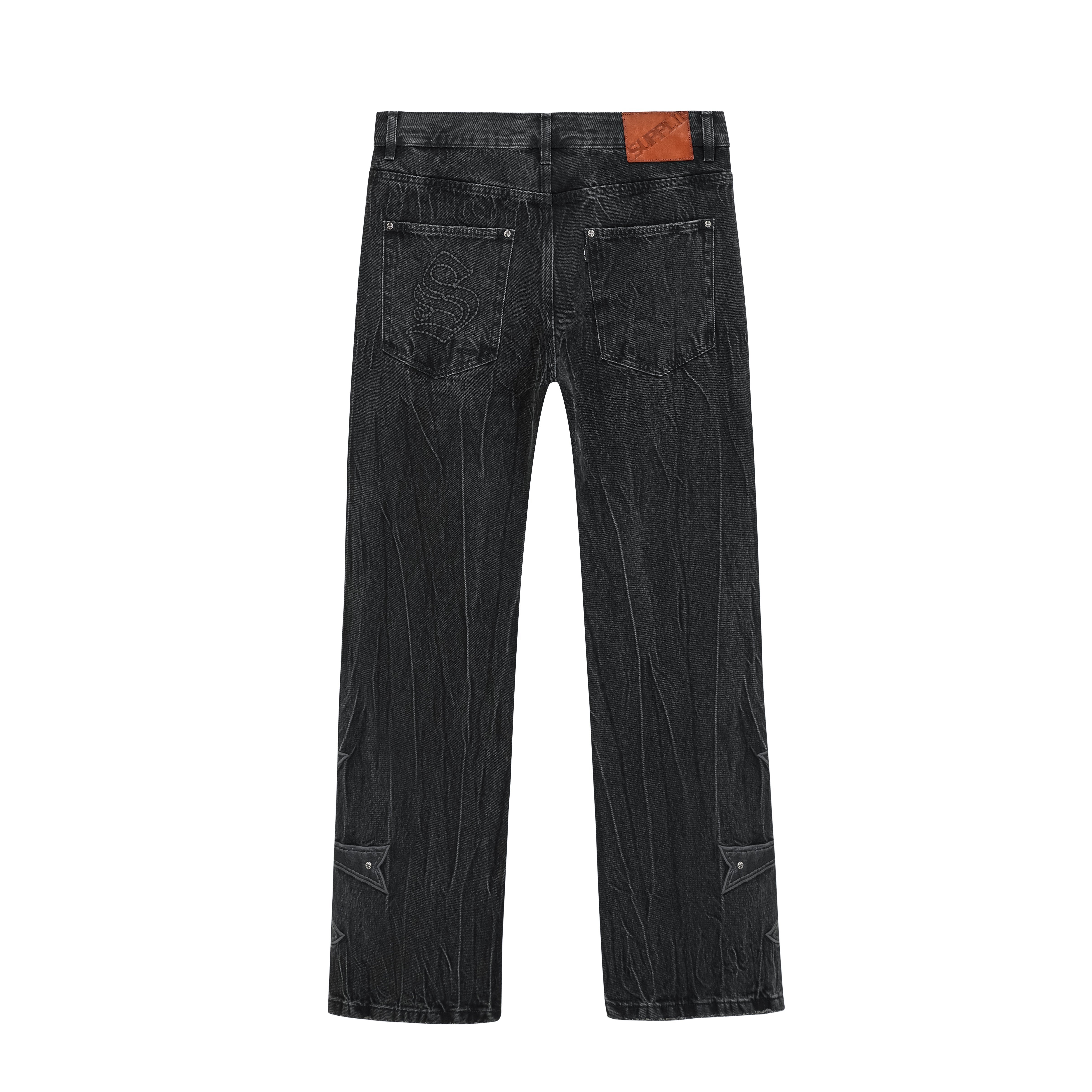 Supplier Studs Cross Denim Jeans - view 2