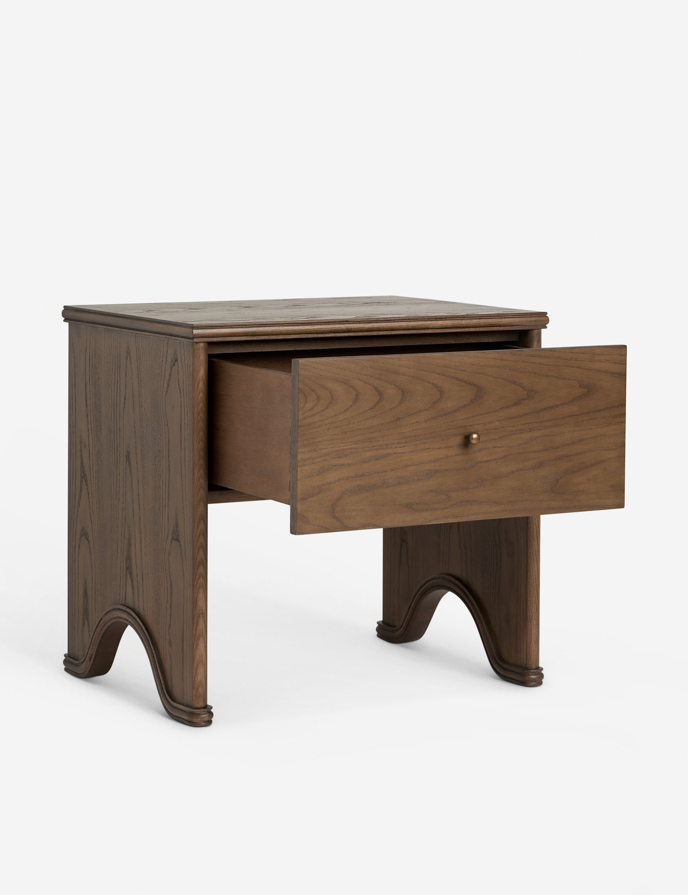 Lulu and Georgia Steffi Nightstand – Smoked Oak - view 4
