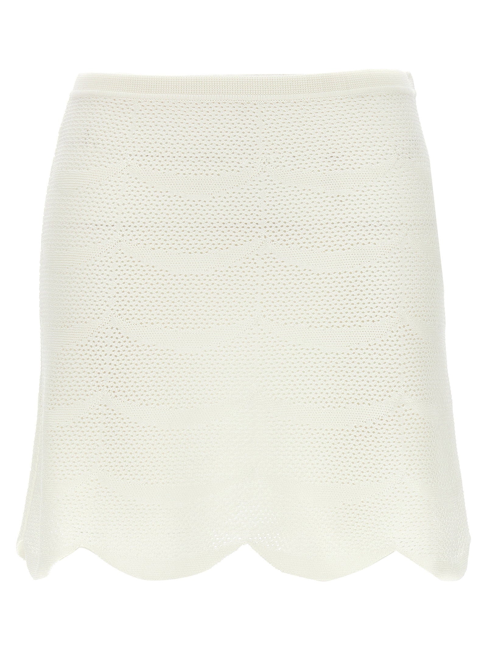 Tom Ford Crochet Mini Skirt – 57% cotton, 43% silk