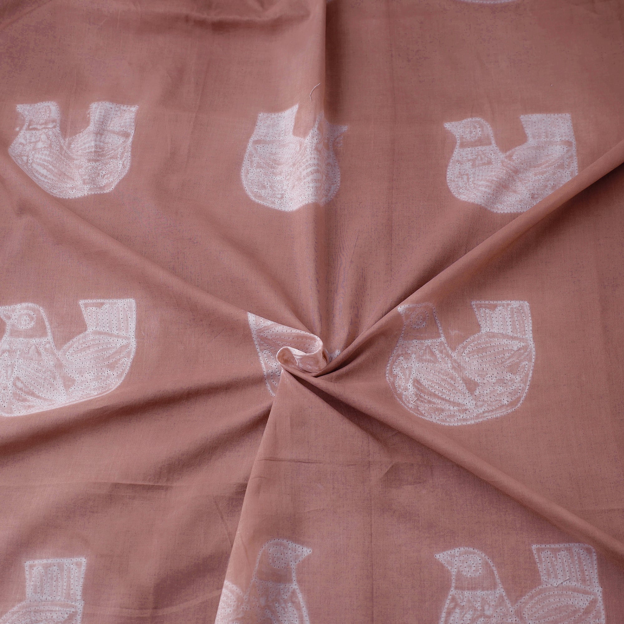 ITOKRI CRAFTS INITIATIVE Brown - Nui Shibori Tie-Dye Cotton Fabric - view 2