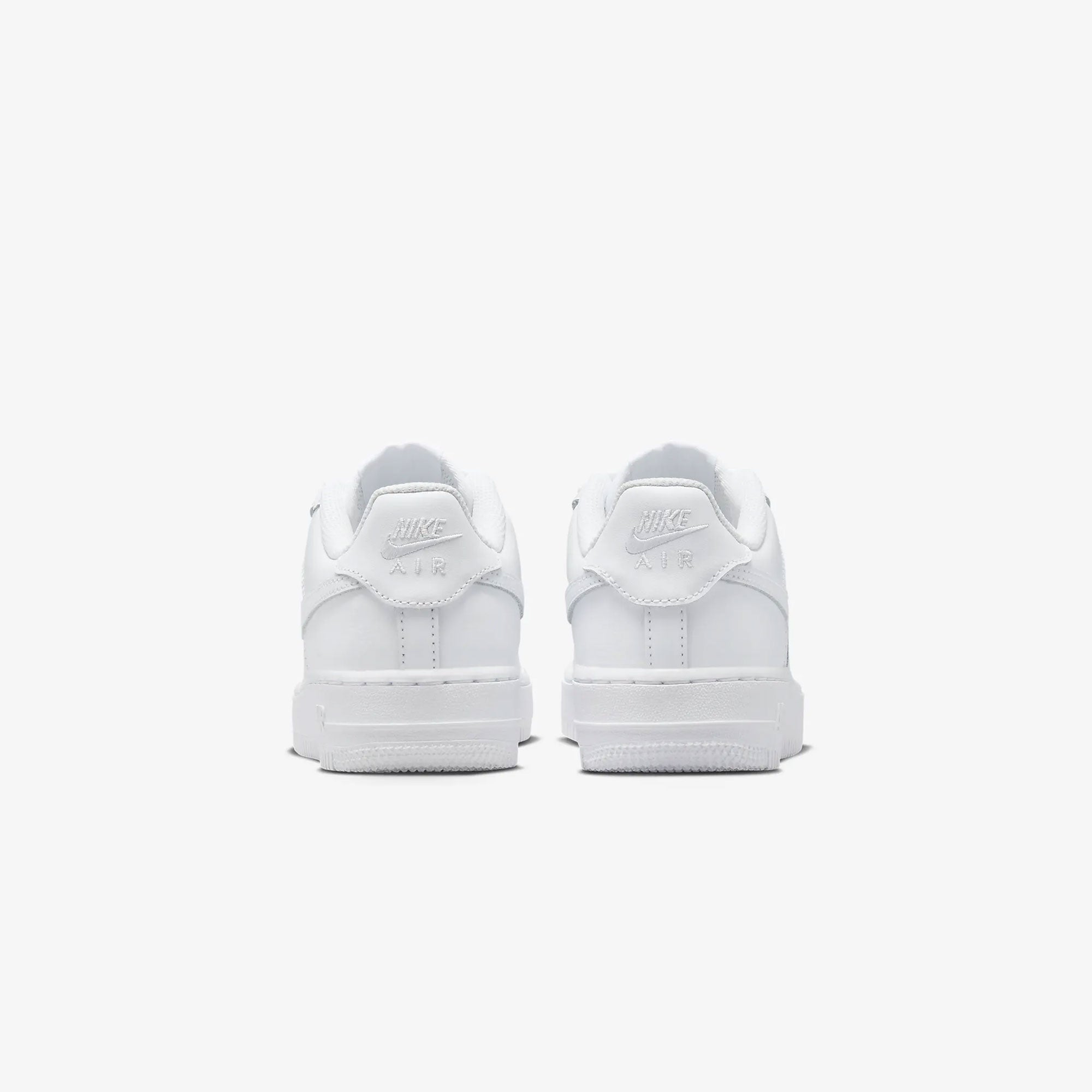 Nike | AIR FORCE 1 LE (GS) { WHITE/WHITE-WHITE-WHITE - view 3