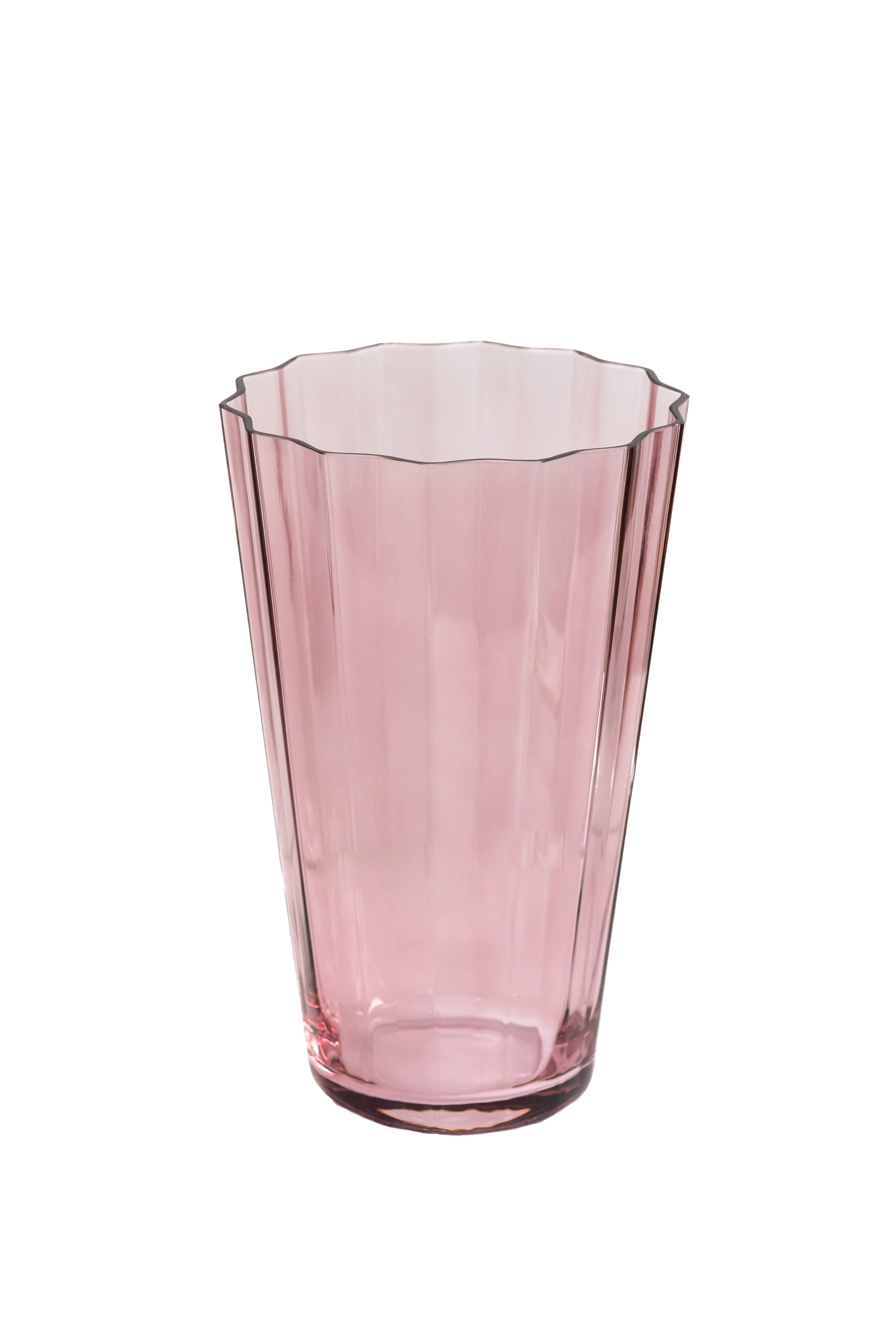 Estelle Colored Glass Estelle Colored Sunday Vase - {Rose} - view 4