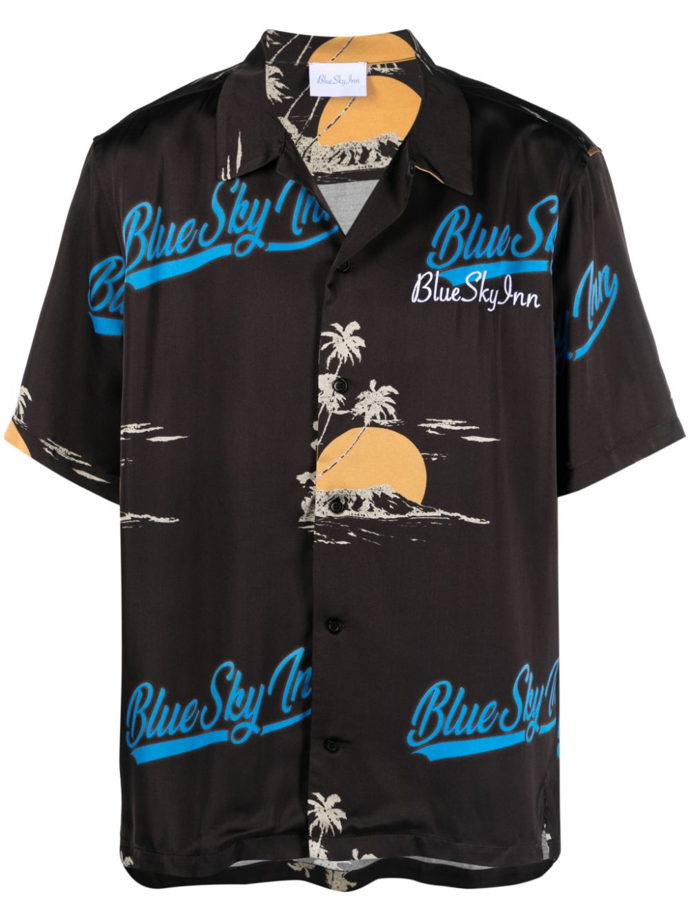 Blue Sky Inn Logo viscose shirt – Viscose 100%