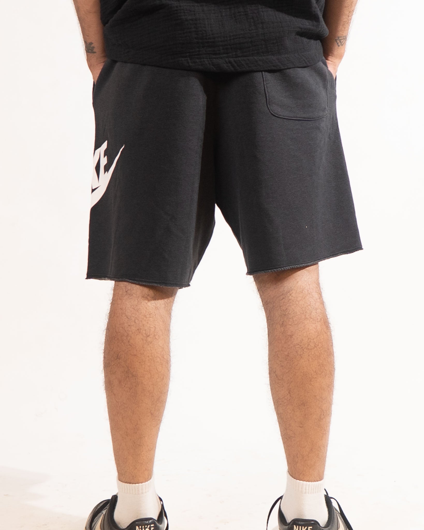 Nike Black logo printed shorts - view 3