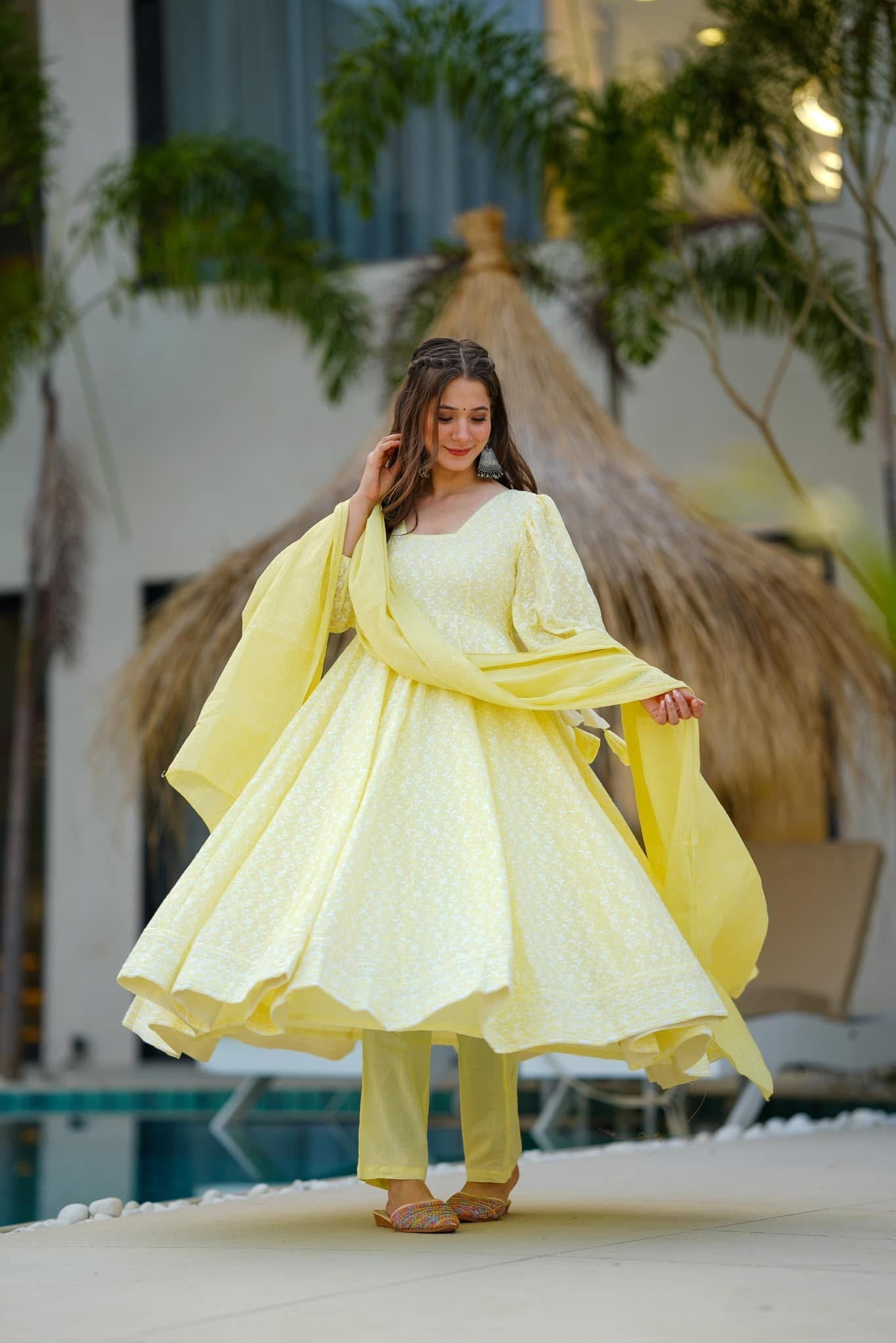 Idaho-o mable lime cotton suit set - view 3