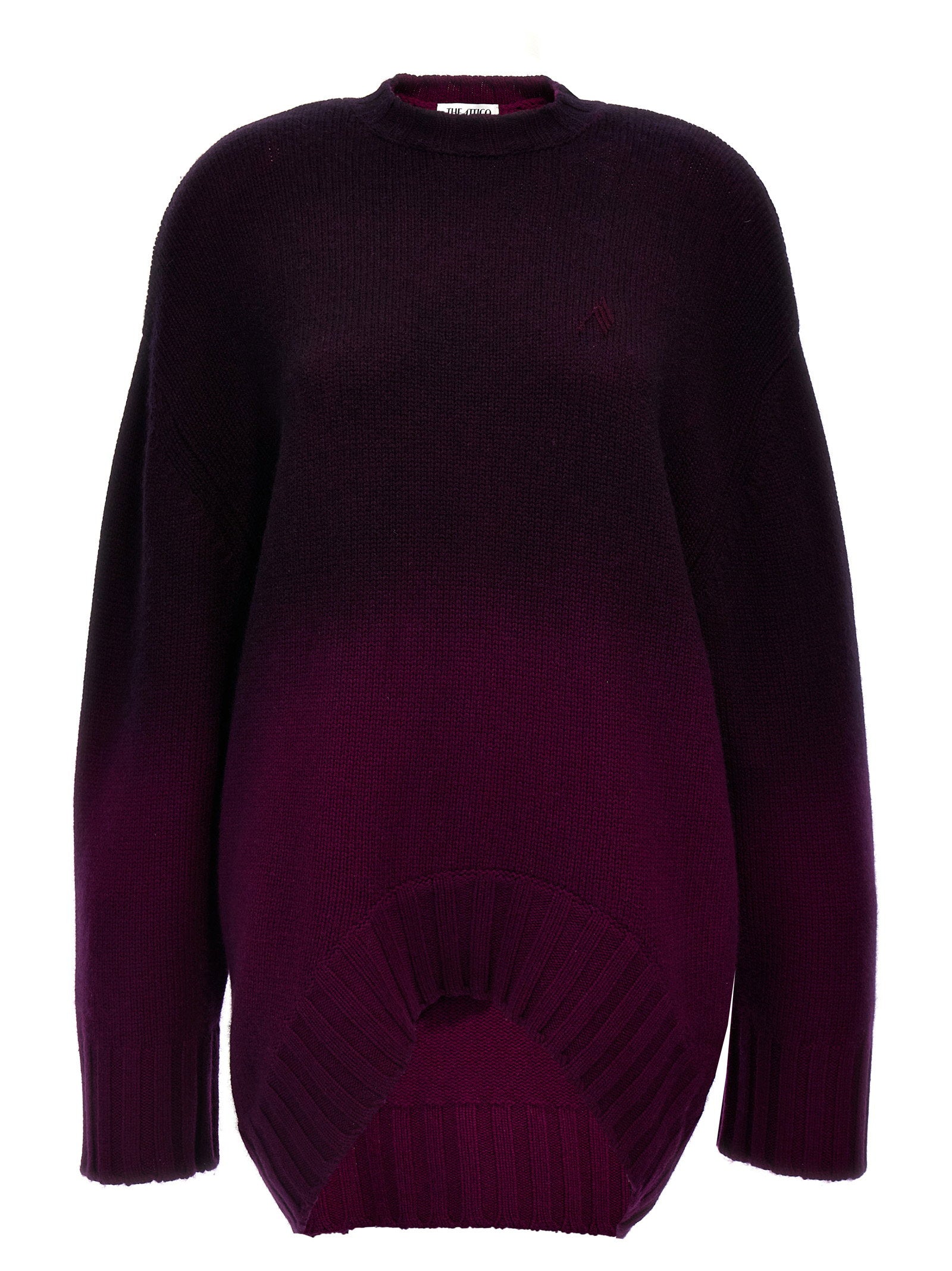 The Attico Oversized Knit Dress – 70% wool 30% cachemire