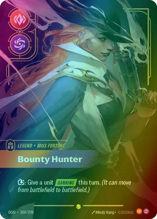 Bounty hunter miss – Riftbound Bounty Hunter (Miss Fortune) (Overnumbered) - 309/298 [Origins] [Foil]