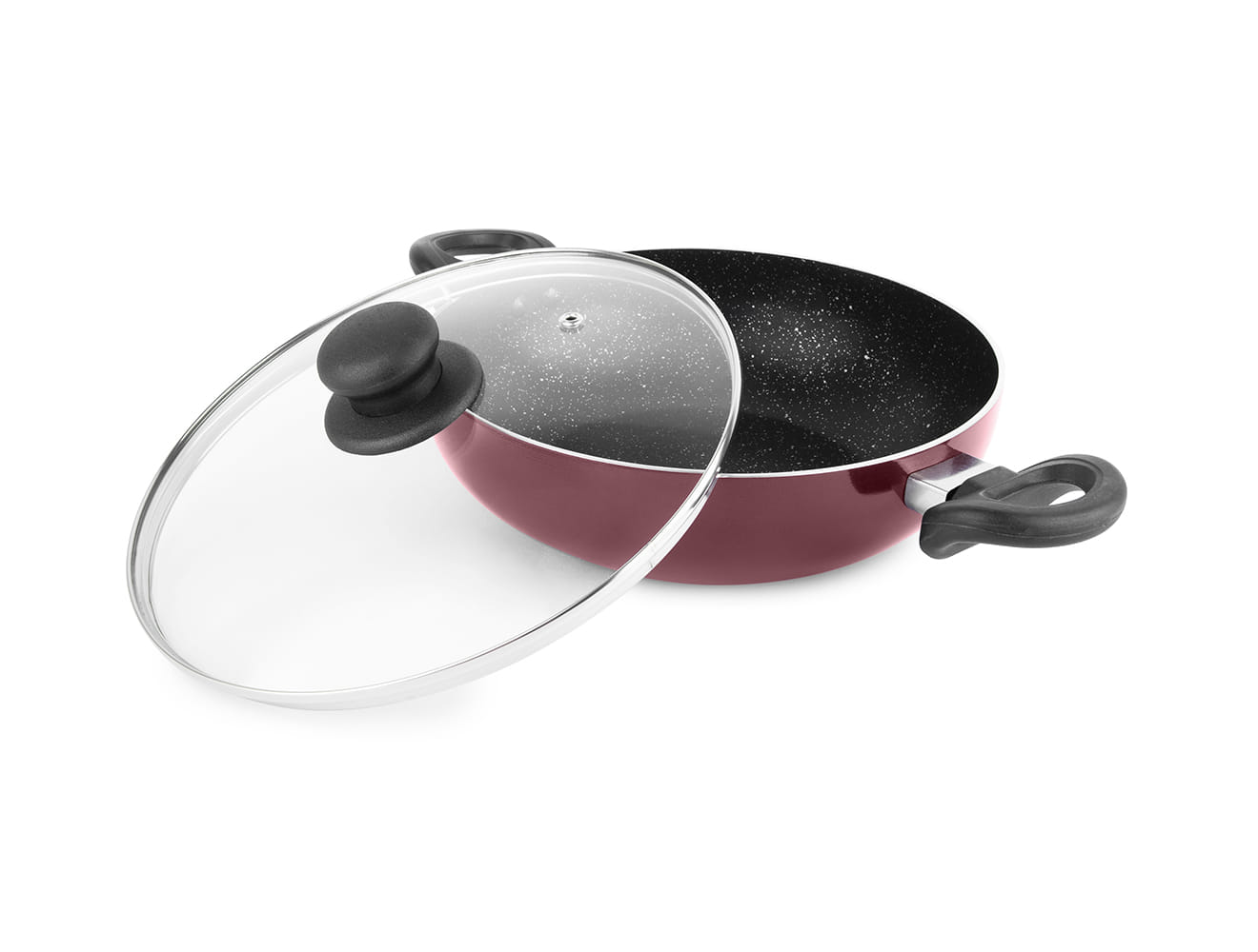 New My Kitchen 2Pc Set,Burgundy(Fp 24Cm & Kd 24Cm With Lid) (Milton Procook) - view 4