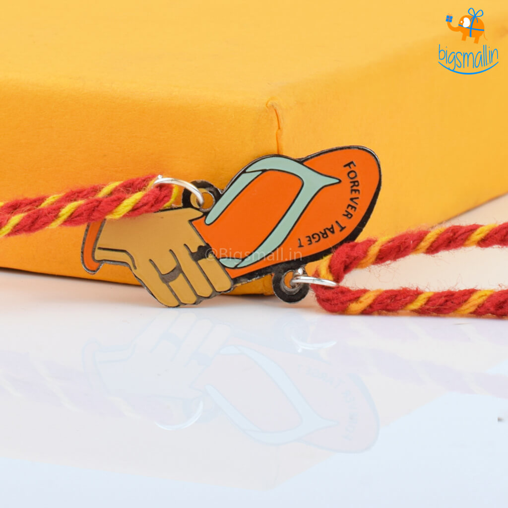 Bigsmall_piu Forever Target Metallic Rakhi