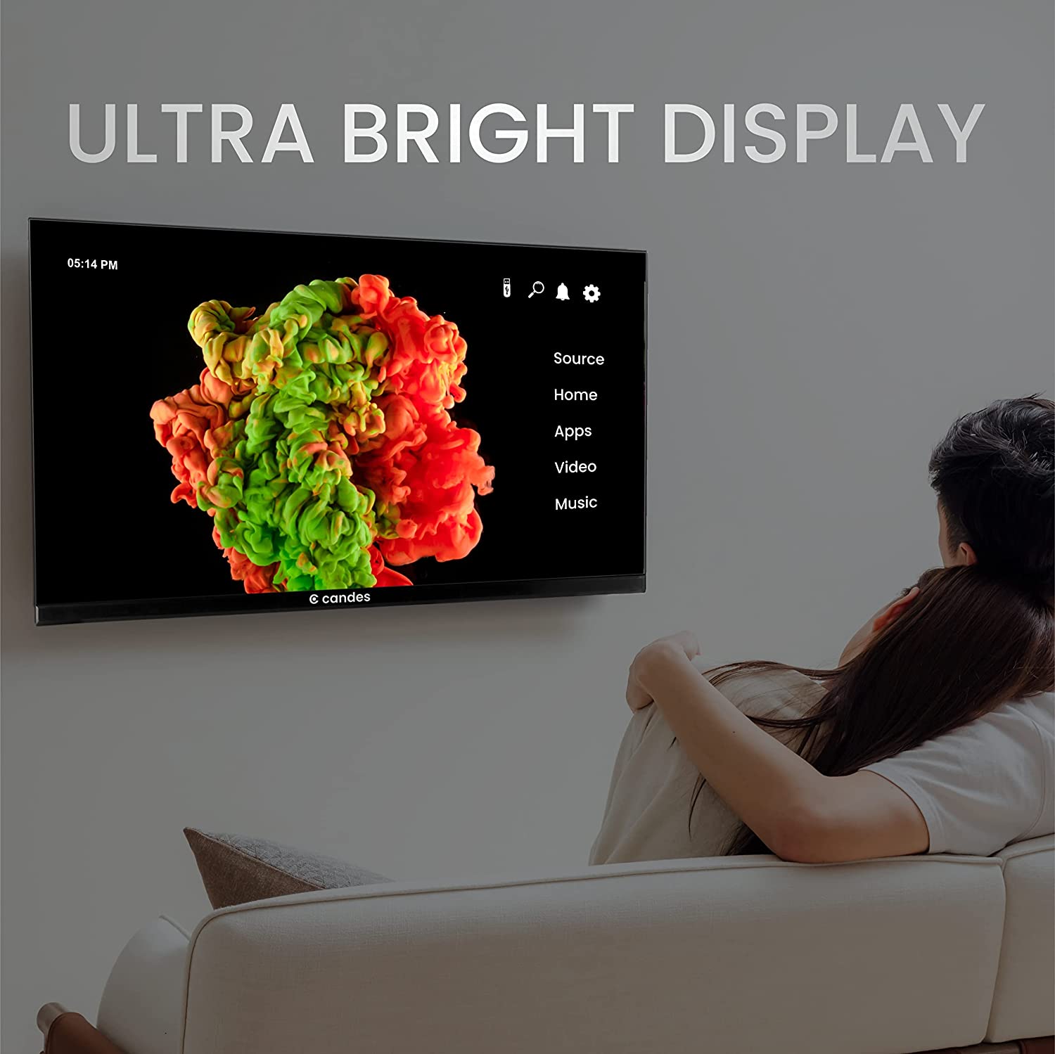 Candes-store Candes Frameless 24 Normal LED TV Black (Model Id - CANDES24NCF24N001) - view 3