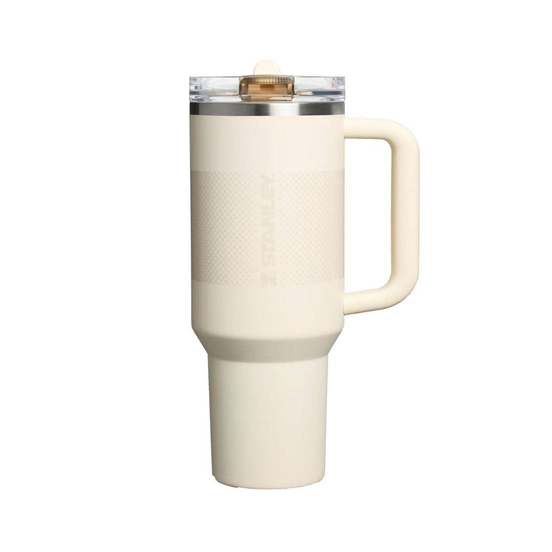 HYPE ELIXIR Stanley Quencher ProTour Flip Straw Tumbler | 40 OZ Cream Fade