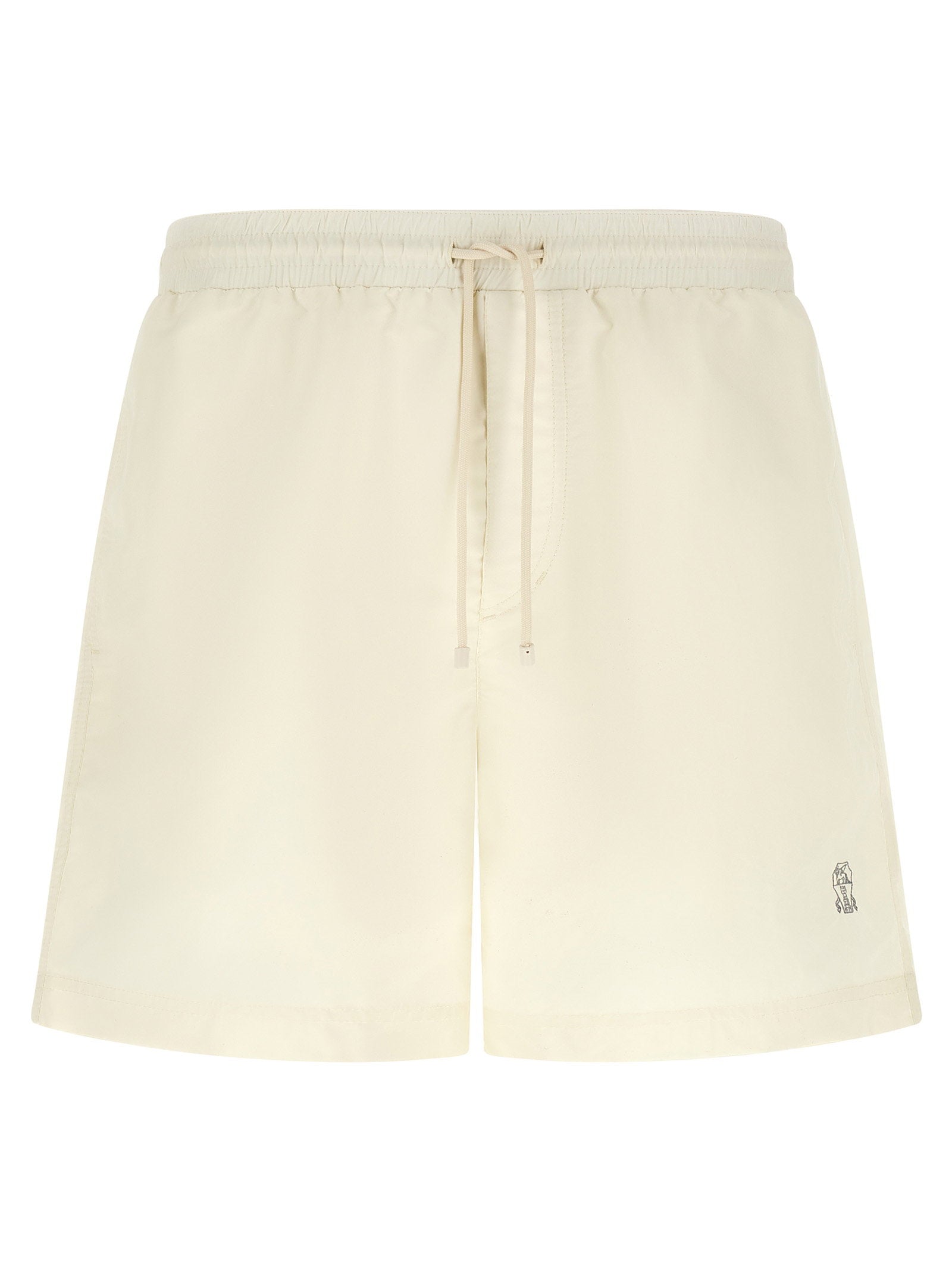 Brunello Cucinelli Solomeo Logo Swimsuit – 100% polyester