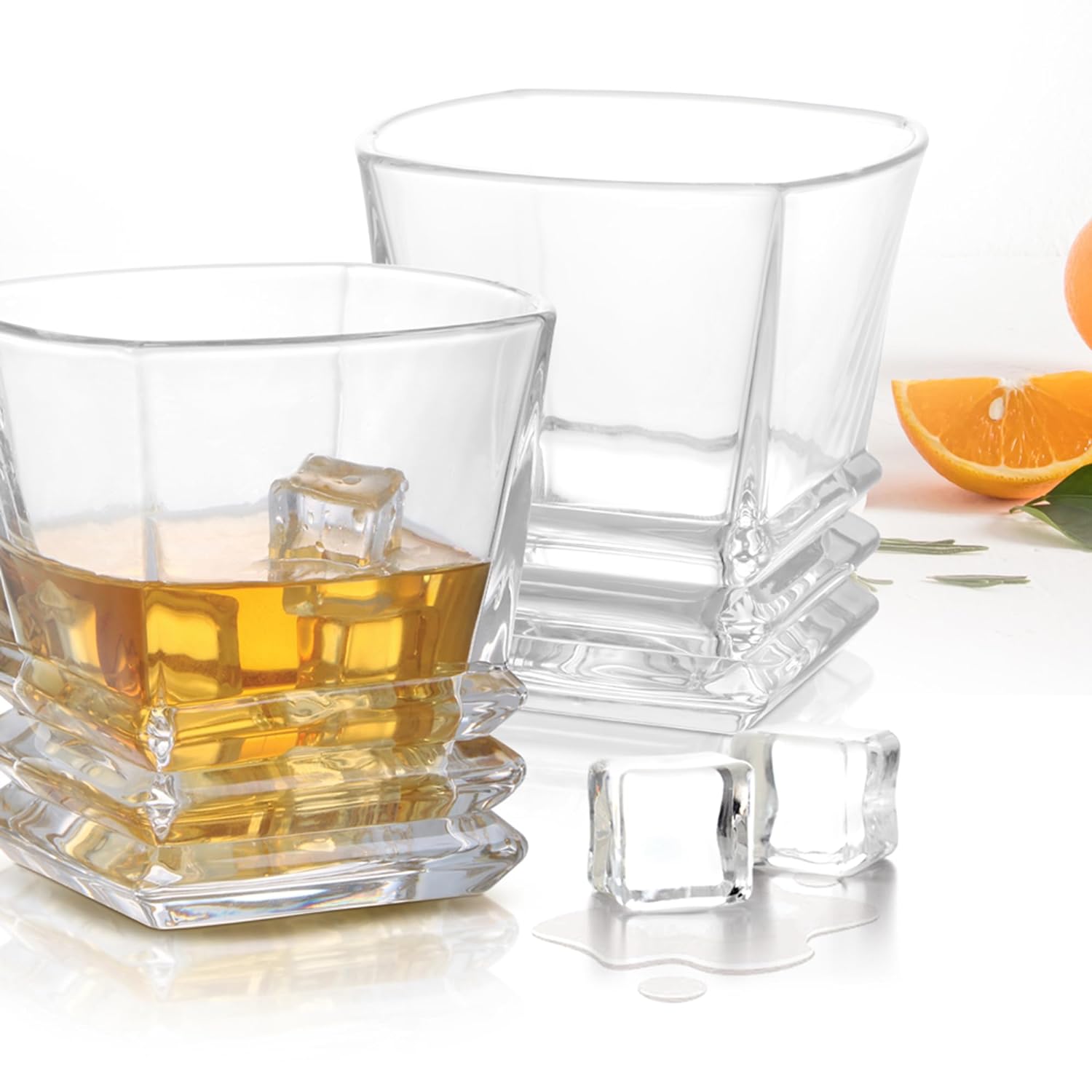 Quadra Glass Tumbler (Treo by Milton) – Transparent
