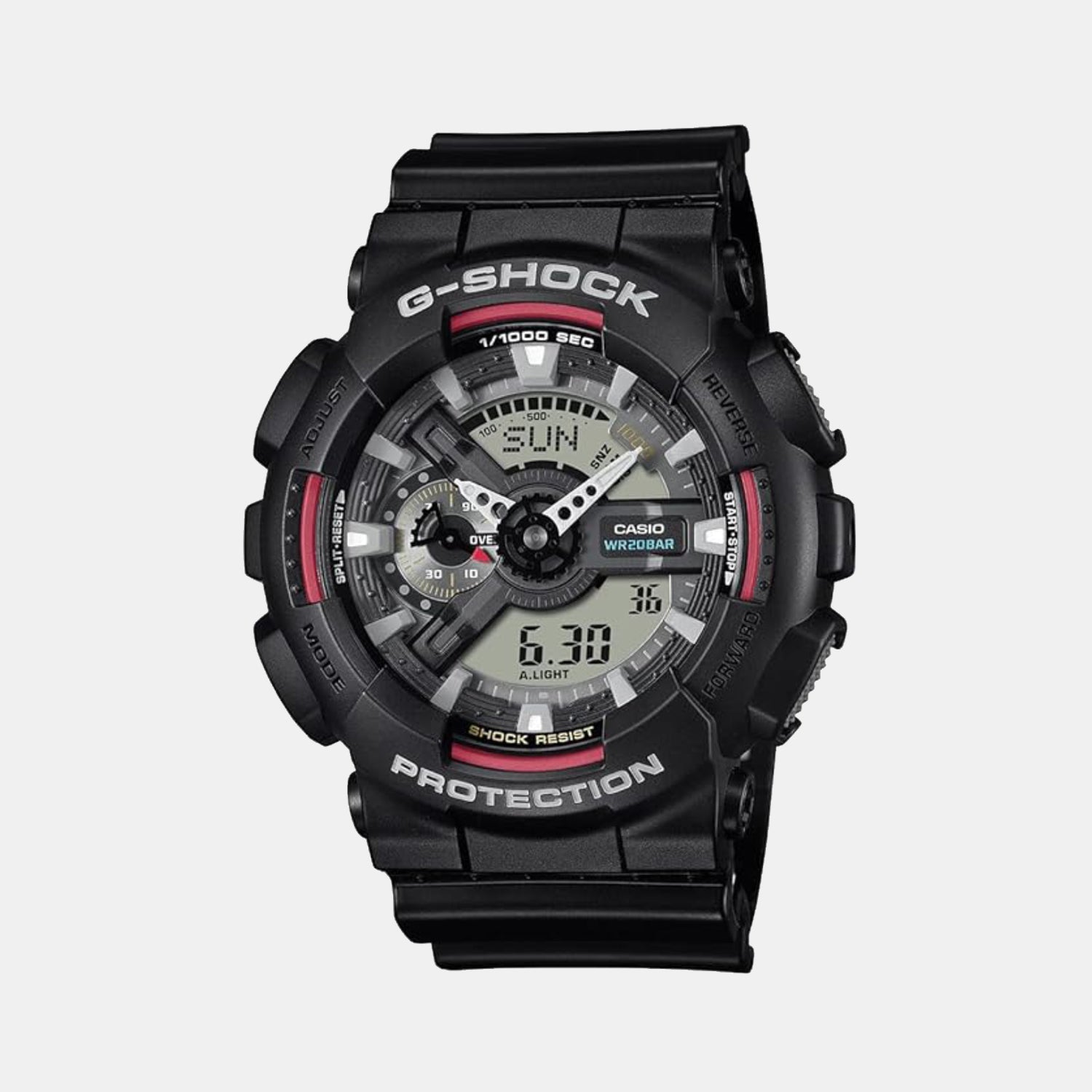 Casio G-Shock Men Quartz Black Dial Analog-Digital Resin Watch G1685