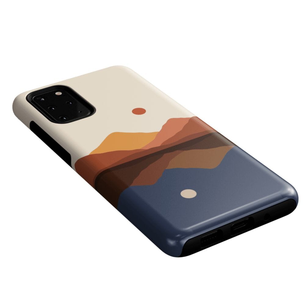 Casetry Opposites Attract | Day & Night Colorblock Mountains Samsung Case - view 26