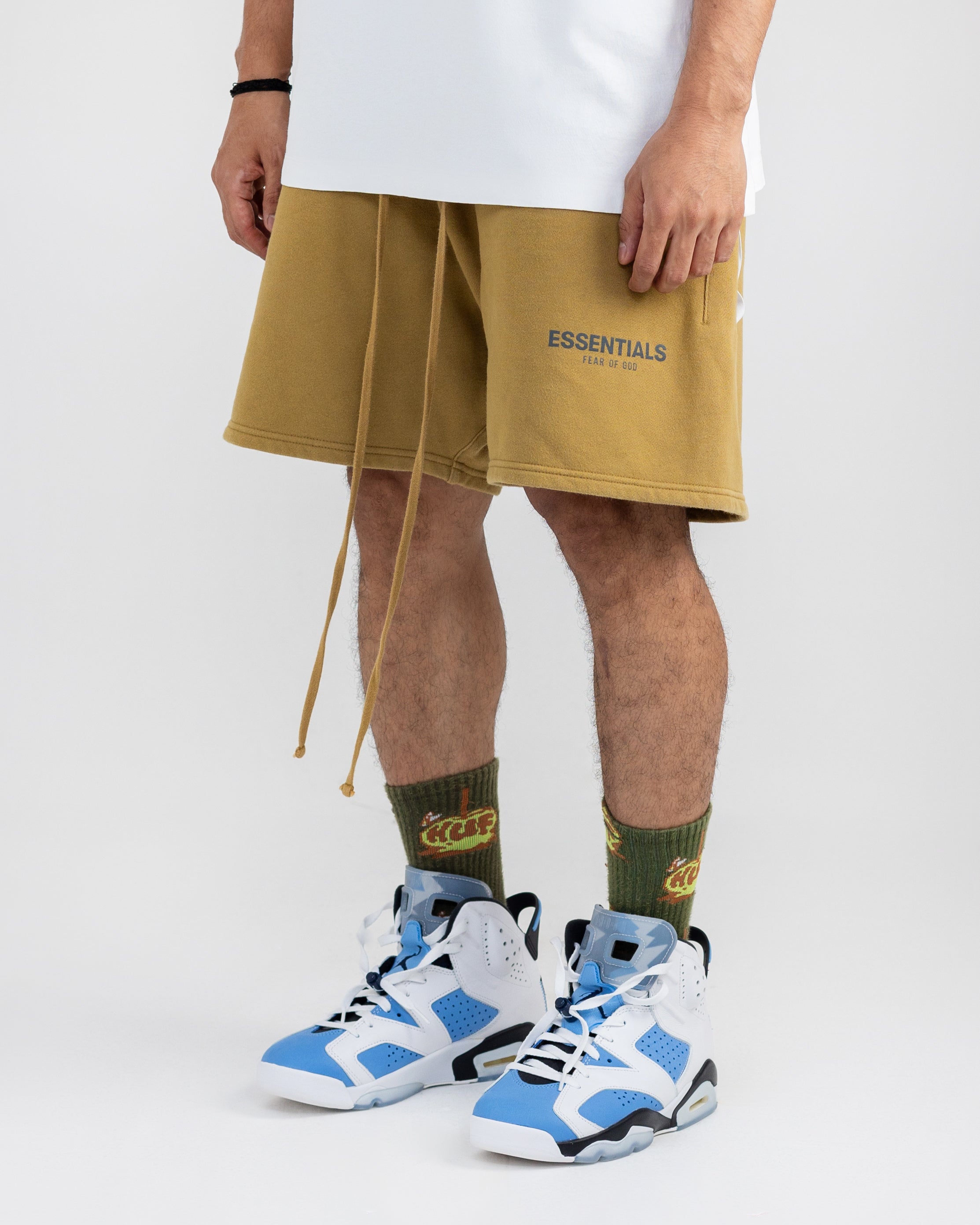 Fear Of God Essentials Taupe Shorts - view 2