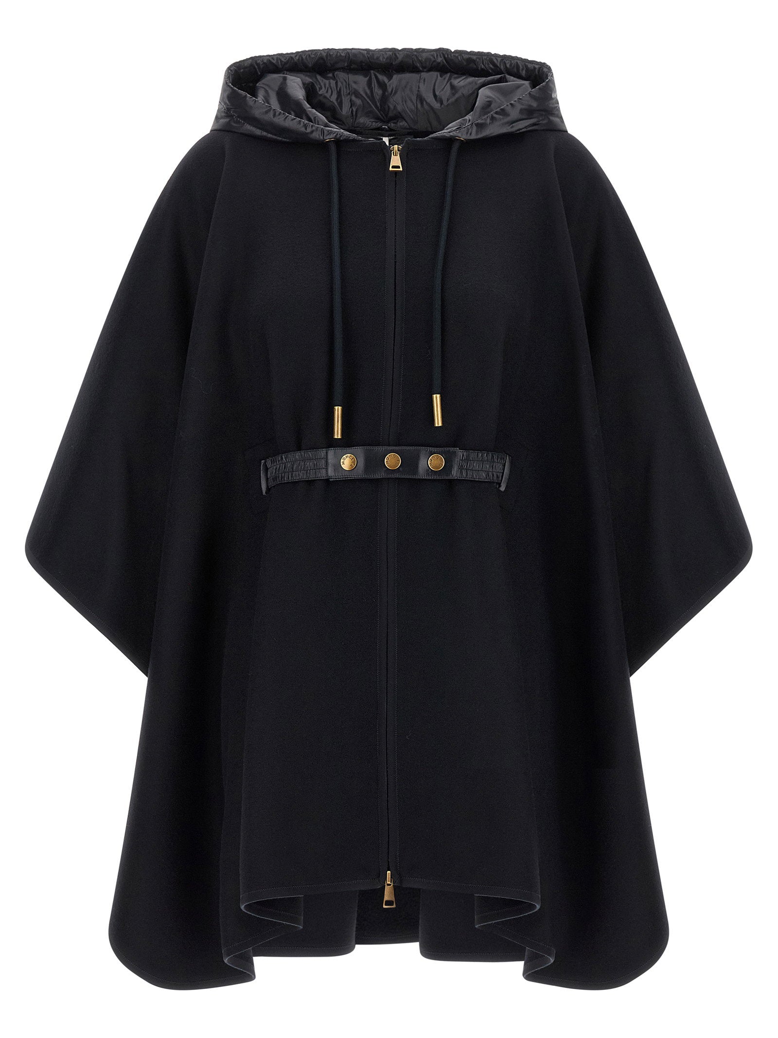 Moncler Two-material Cape – 100% polyamide