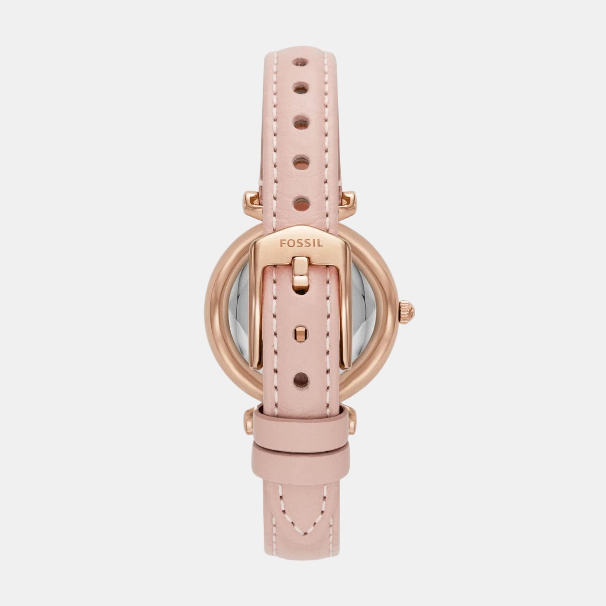 Fossil Carlie Women Quartz White Dial Analog Leather Watch ES5268 - view 3