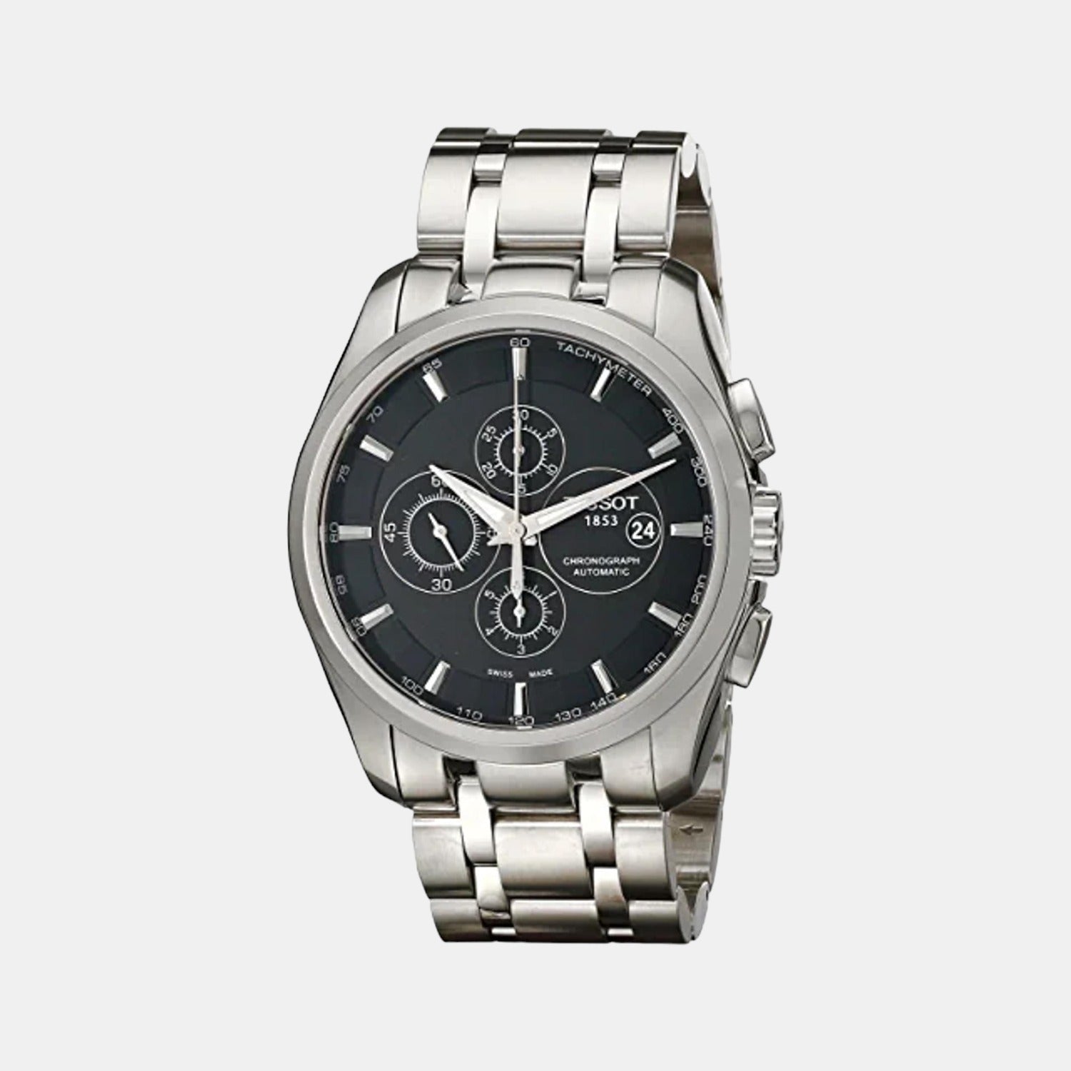 Tissot Couturier Men Chronograph Stainless Steel Watch T0356271105100
