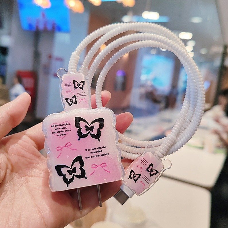 Peeperly Elegant Butterfly Bliss Charger Protector Kit - view 5