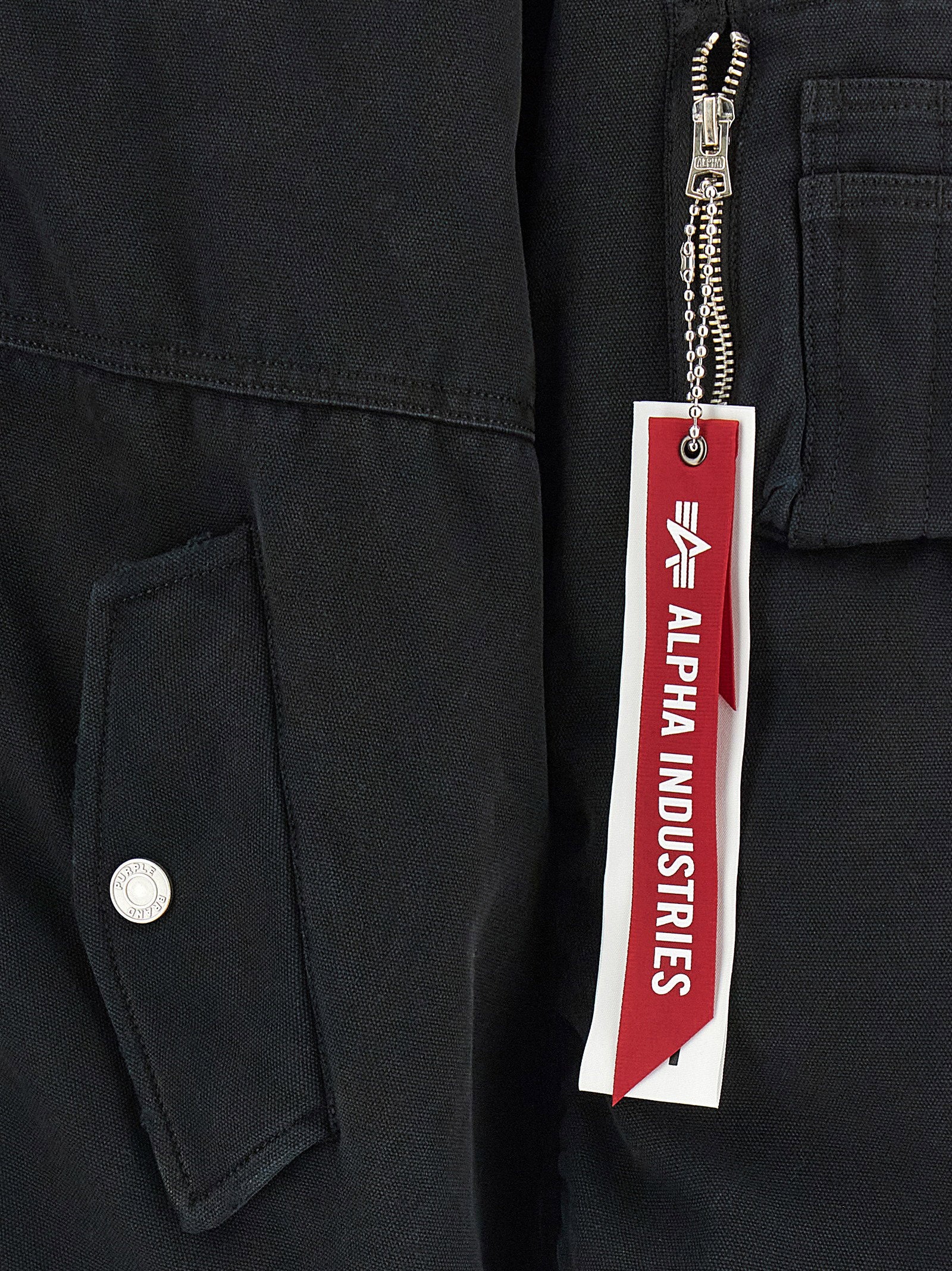 Alpha Industries X Purple Reversible Bomber Jacket - view 5