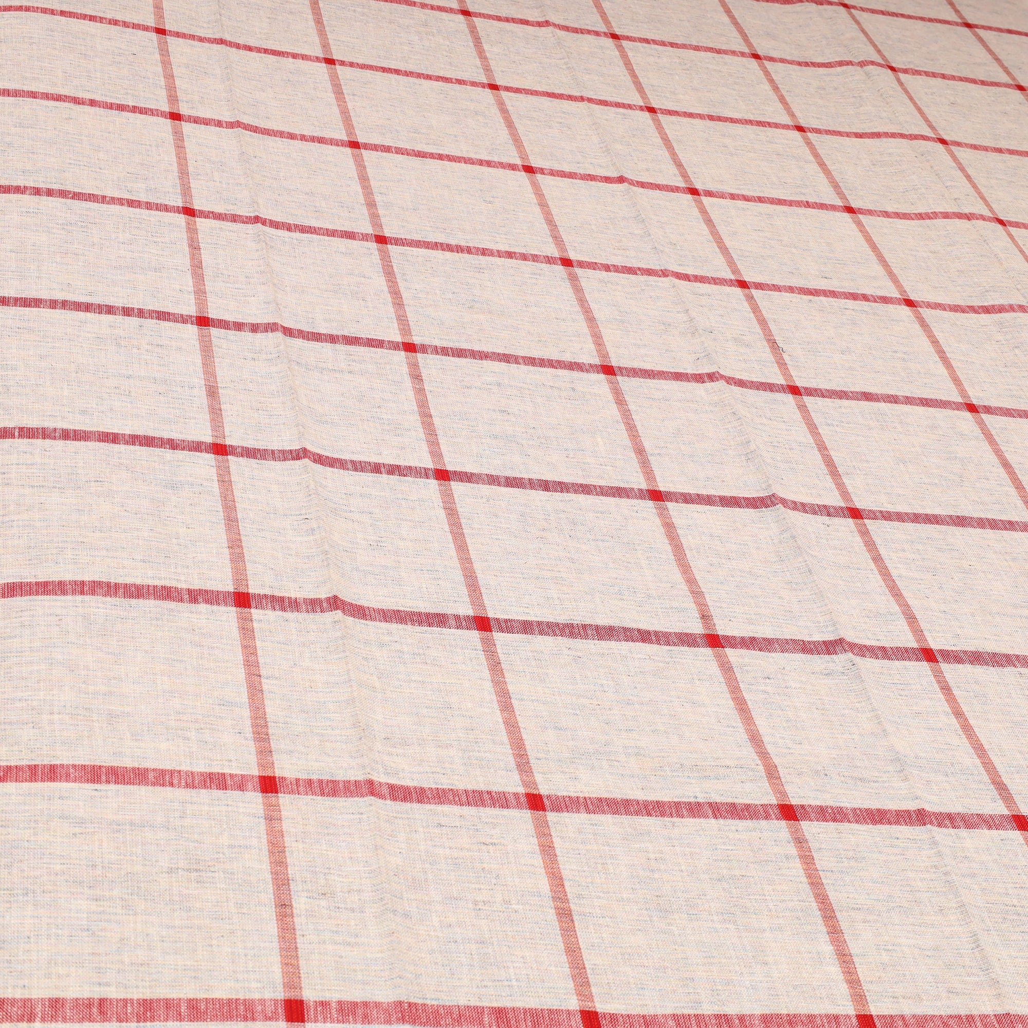 GWALIOR HANDLOOMS Beige - Plain Cotton Single Handloom Bed Cover (90 x 60 in) 71 - view 2