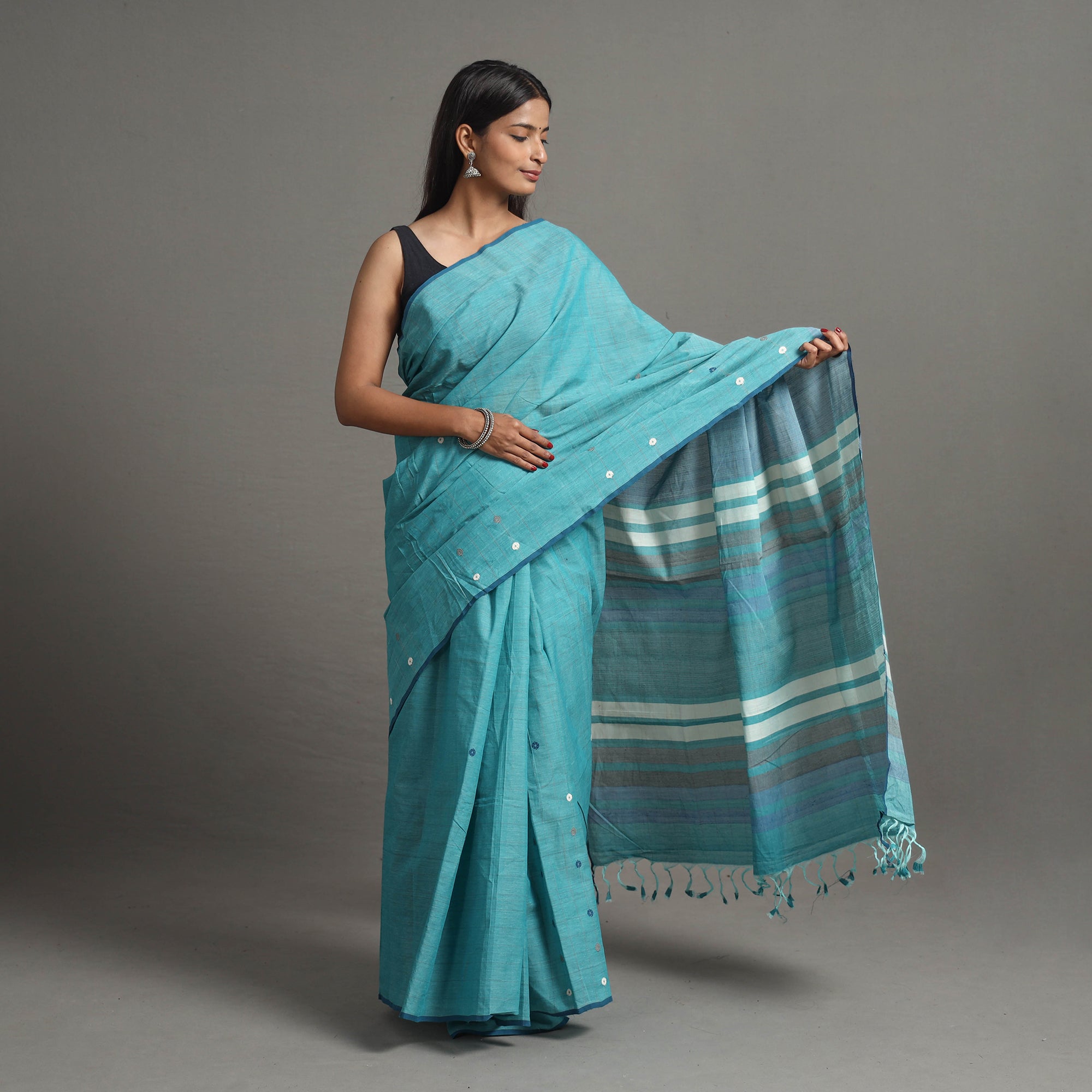CHITRIKA Buti Cotton Handloom Saree 98 – Women's - view 2