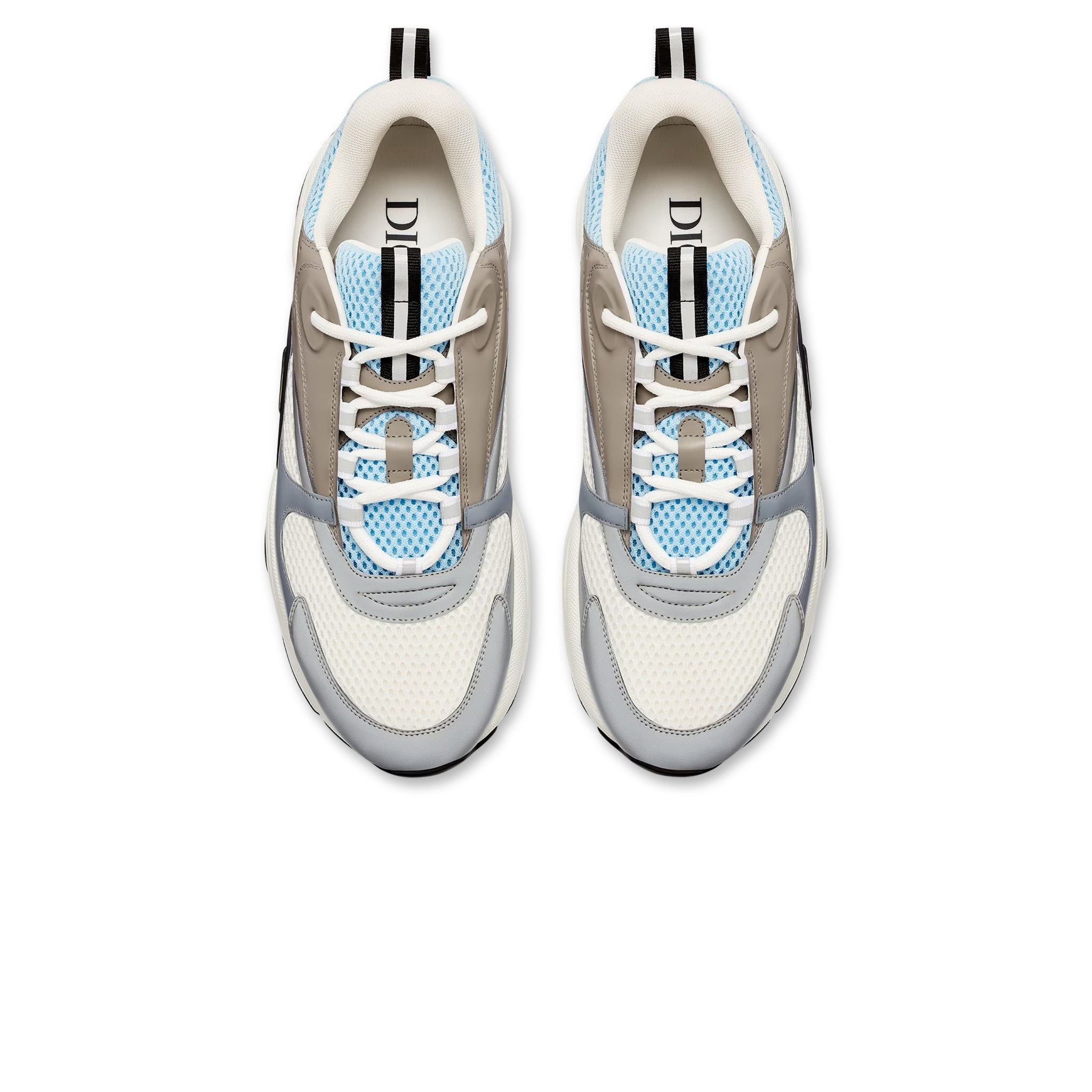 Dior B22 Sky Blue And Grey Trainer - view 4