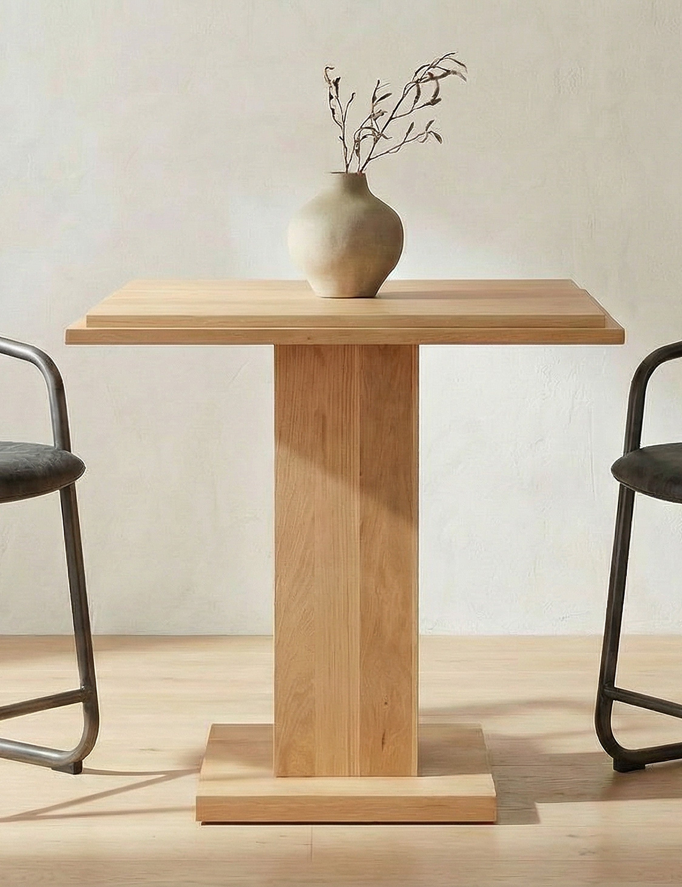 Lulu and Georgia Severo Square Counter Table – Natural - view 2