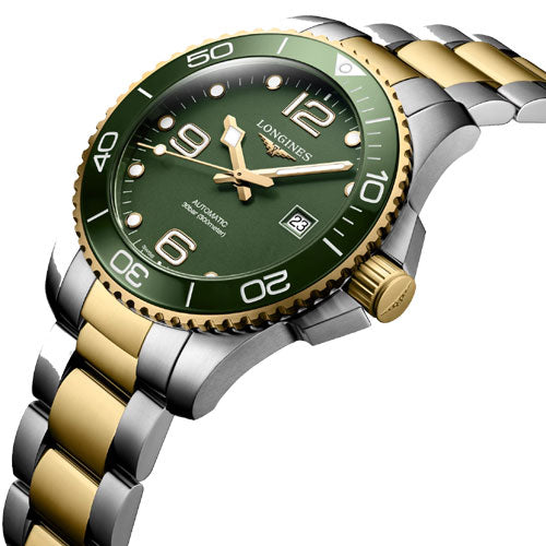 Longines Hydroconquest Green Matt Dial Men 43mm - view 2