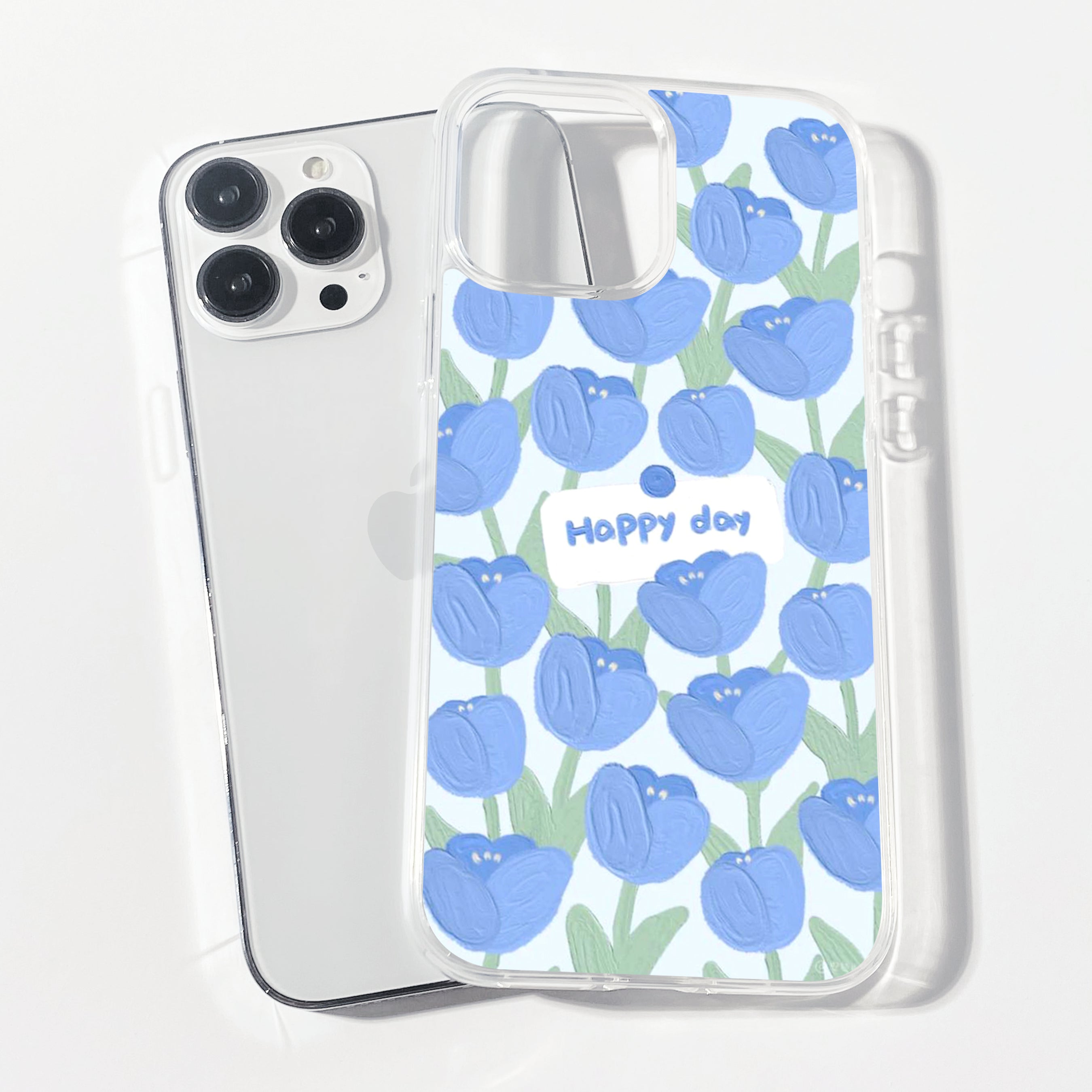 Casebasket Skyflower Clear Silicone Phone Cover