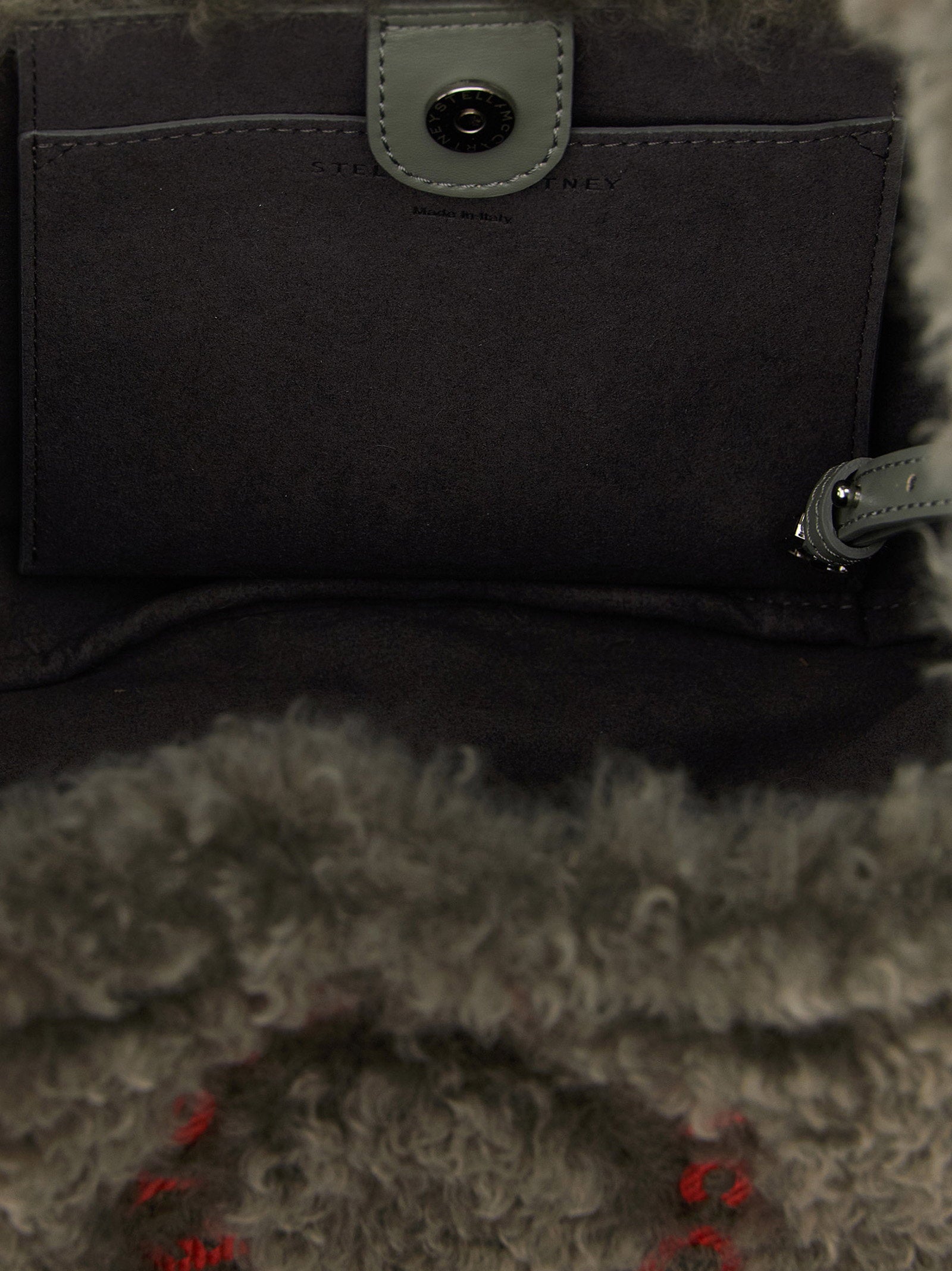 Stella Mccartney Shearling Logo Shoulder Bag – 100% polyester - view 4