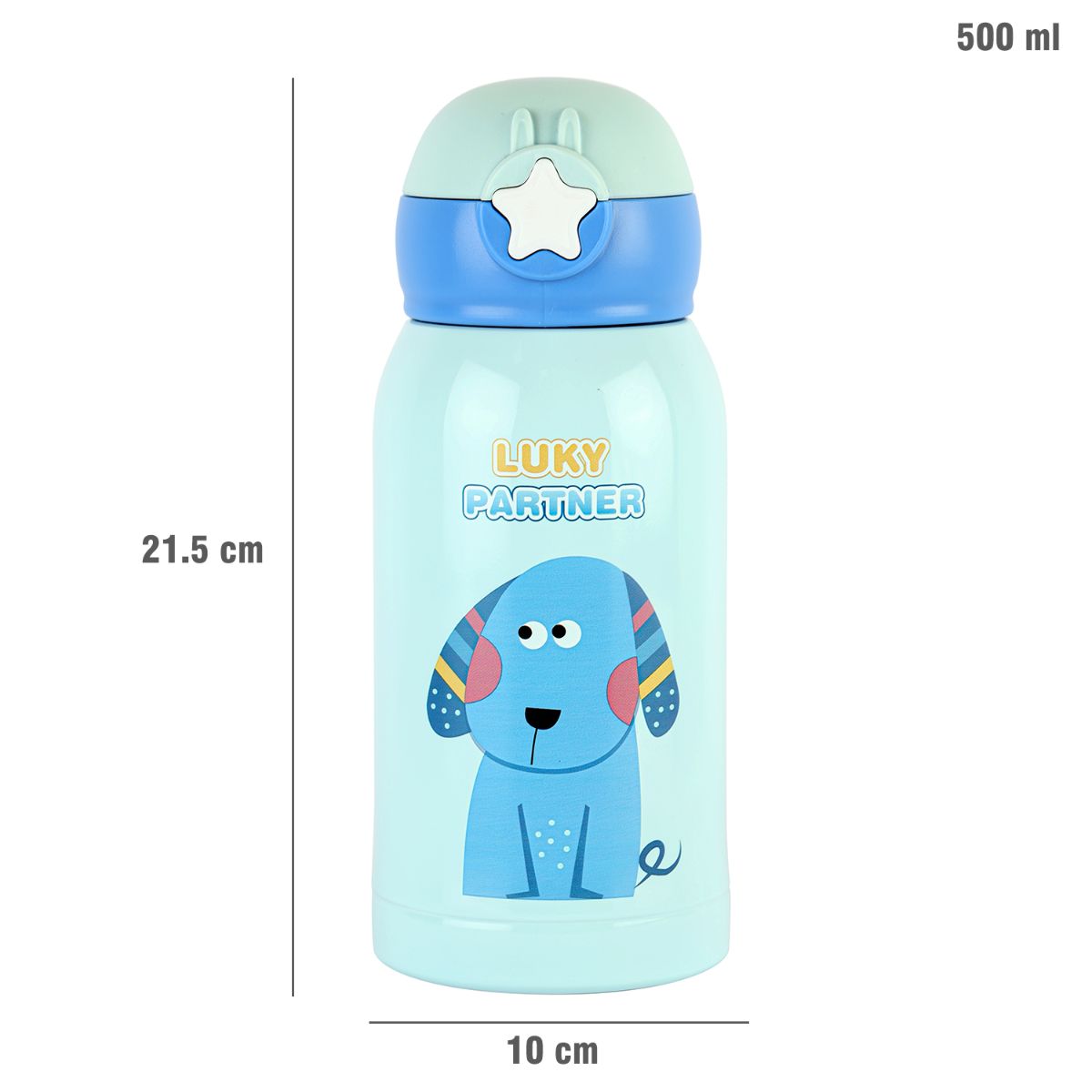 Cello Lucky Hot & Cold Stainless Steel Kids Water Bottle, 500ml - view 28