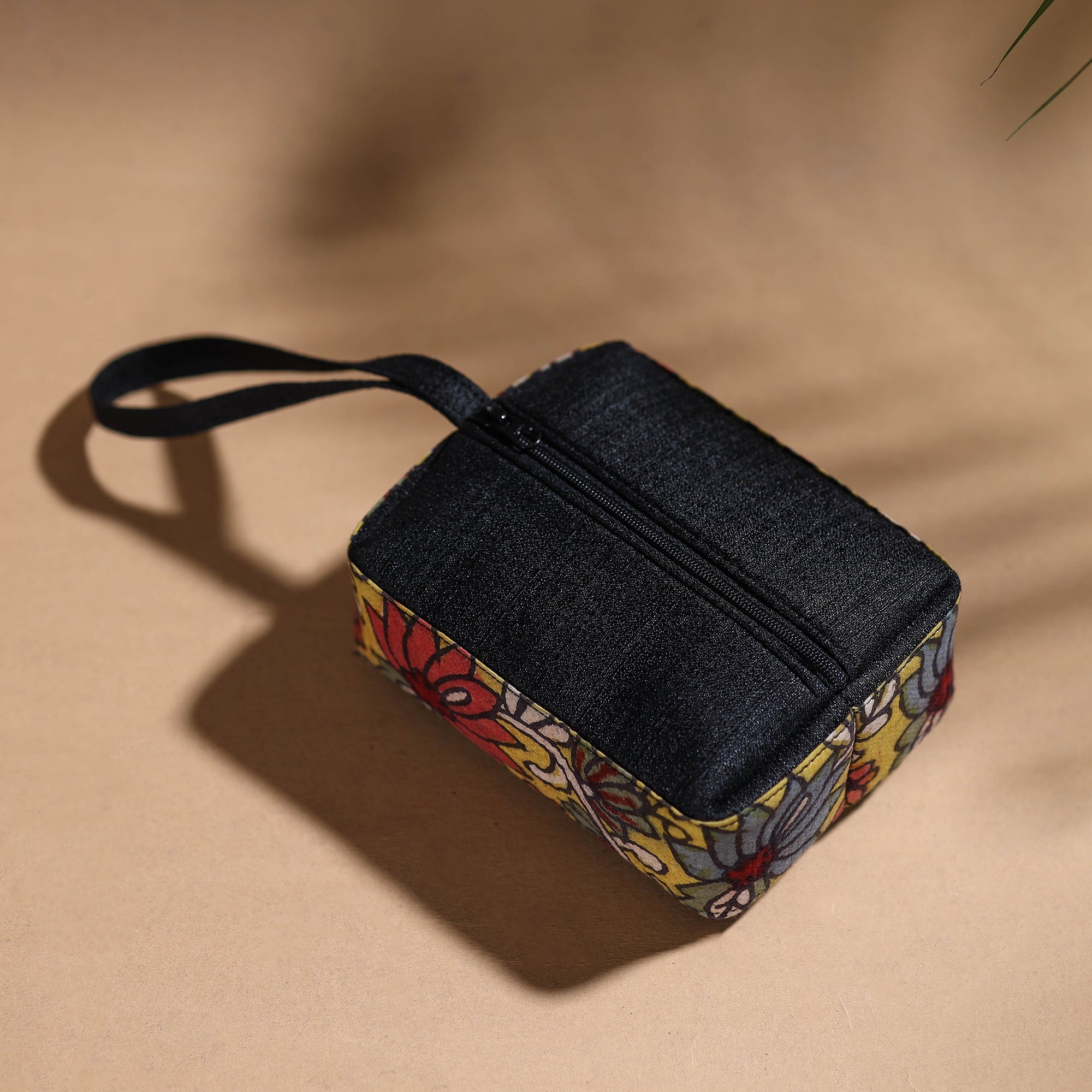 DWARAKA PLUS Black - Handpainted Kalamkari Multipurpose Cosmetic/Toiletry Bag 49 - view 2
