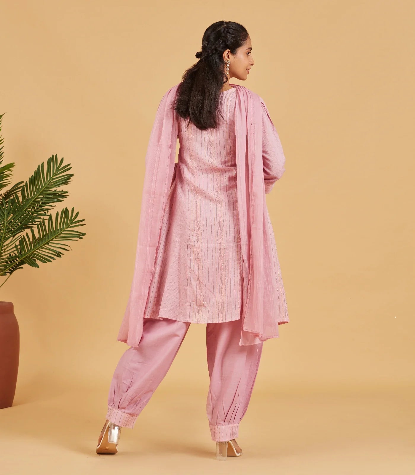 RmKV Mauve Short Kurta Set - view 2