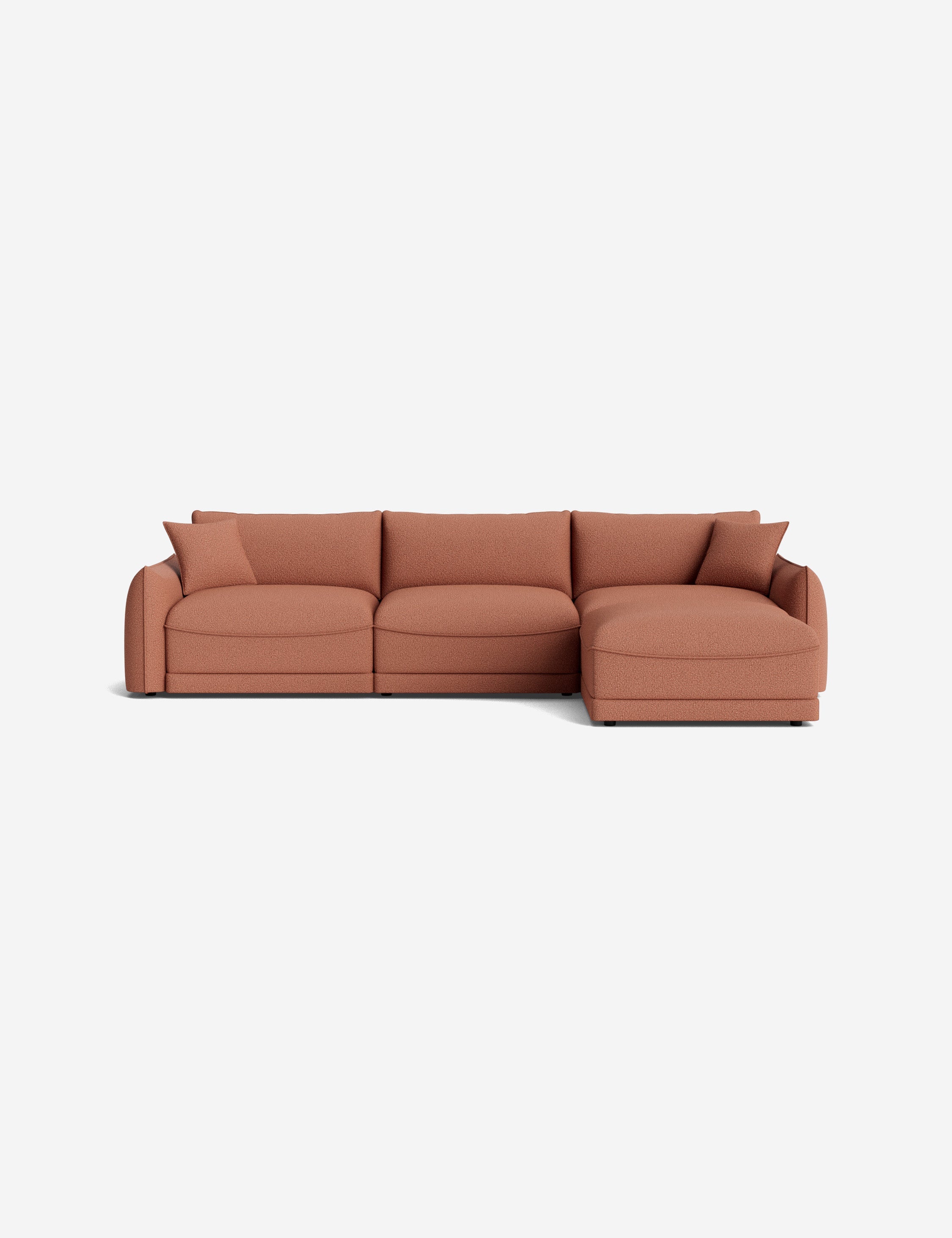 Lulu and Georgia Balmer Modular Sectional Sofa With Ottoman - view 2