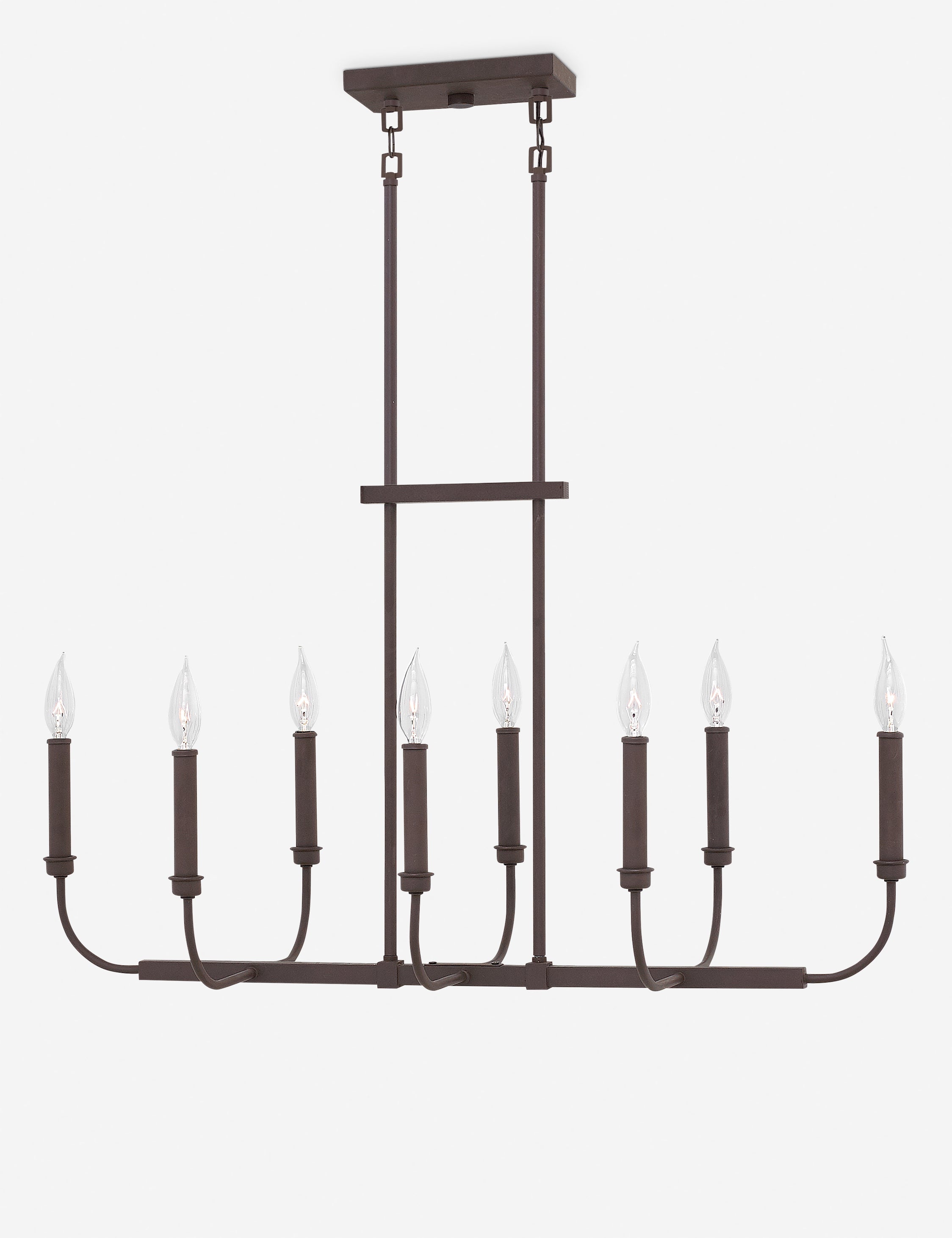 Lulu and Georgia Parsons Linear Chandelier – Black