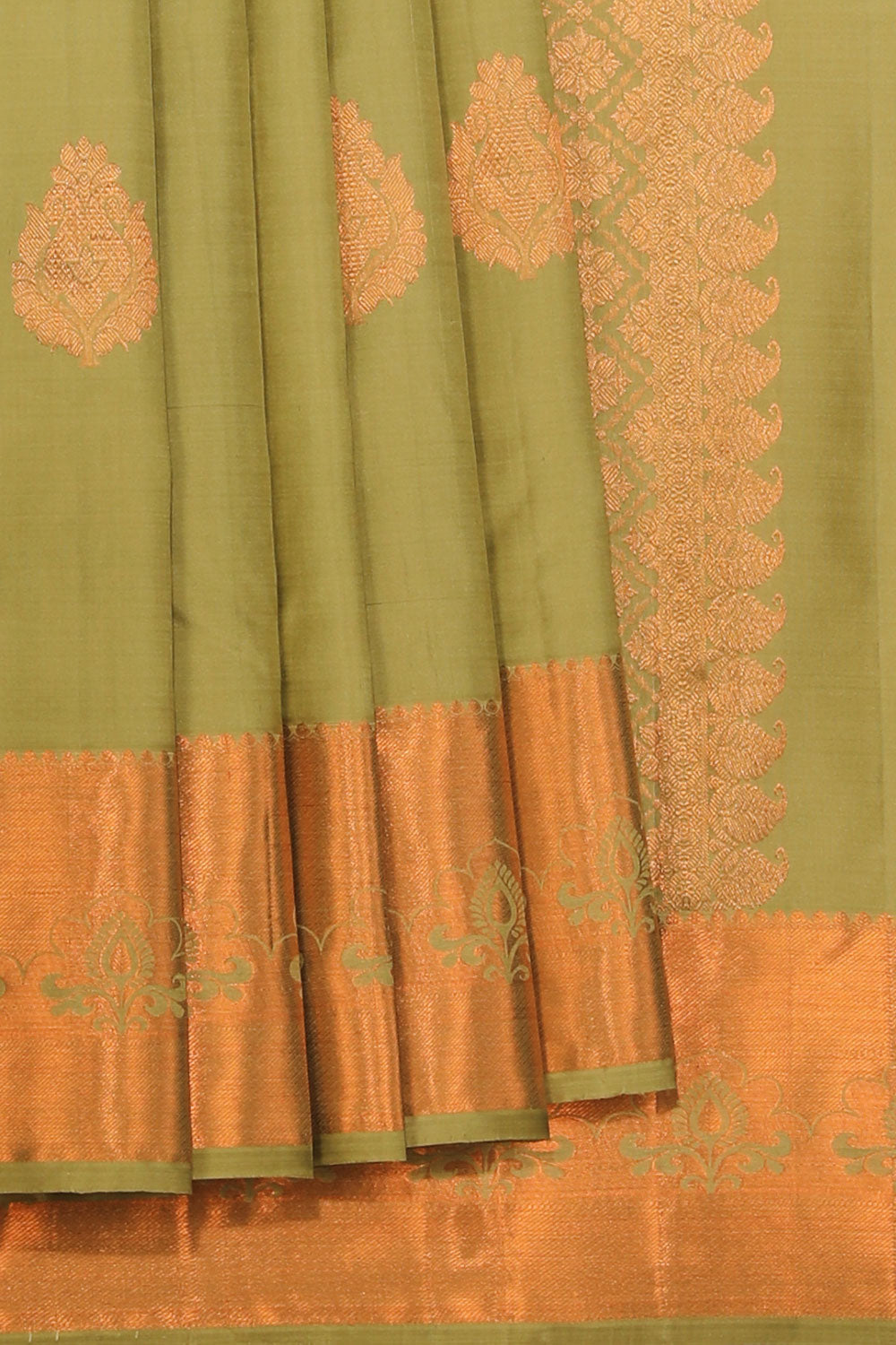 Kalanjali Gorgeous Green Saree – Women's