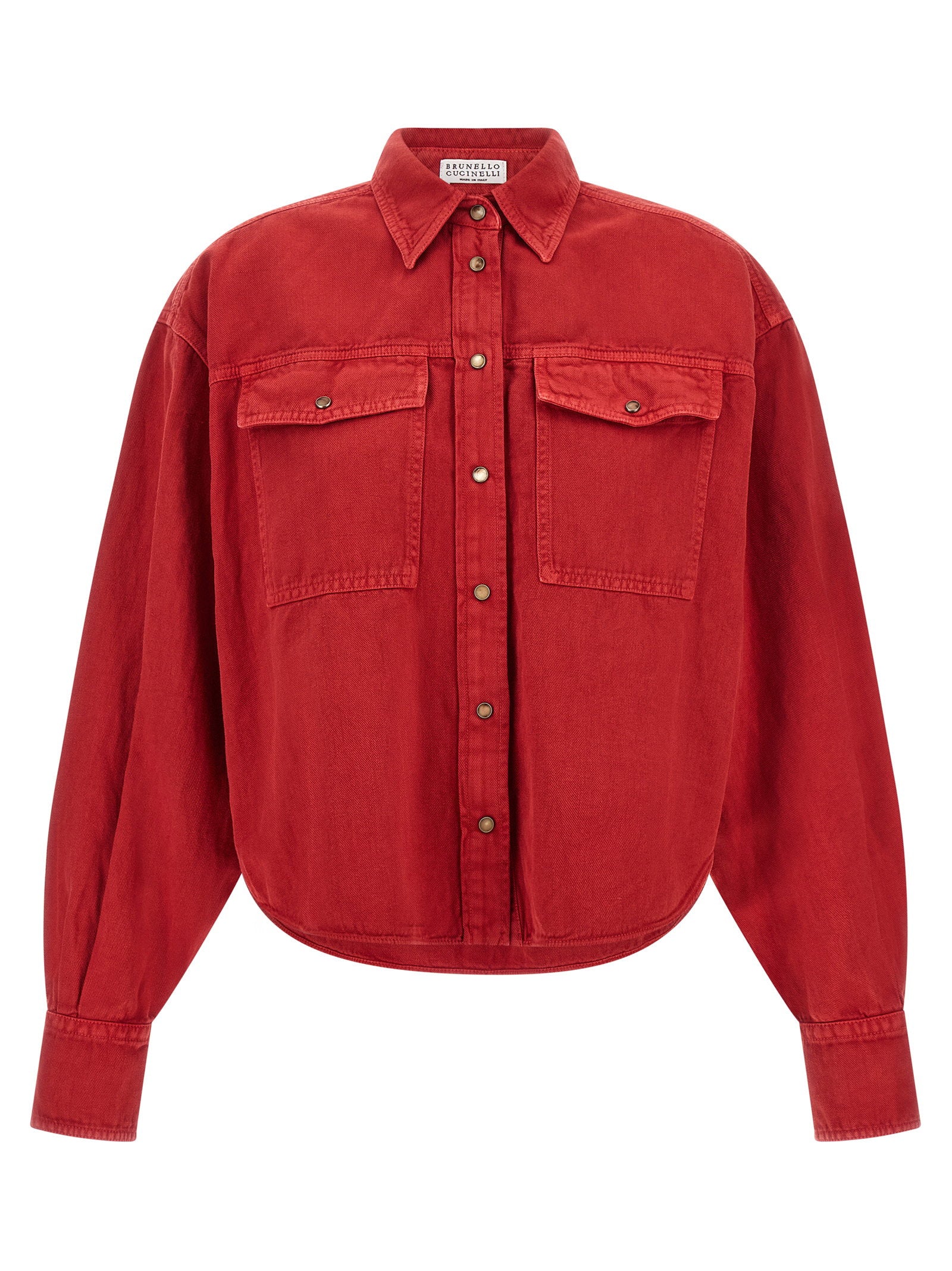 Brunello Cucinelli Cotton And Linen Shirt – 60% cotton, 40% linen