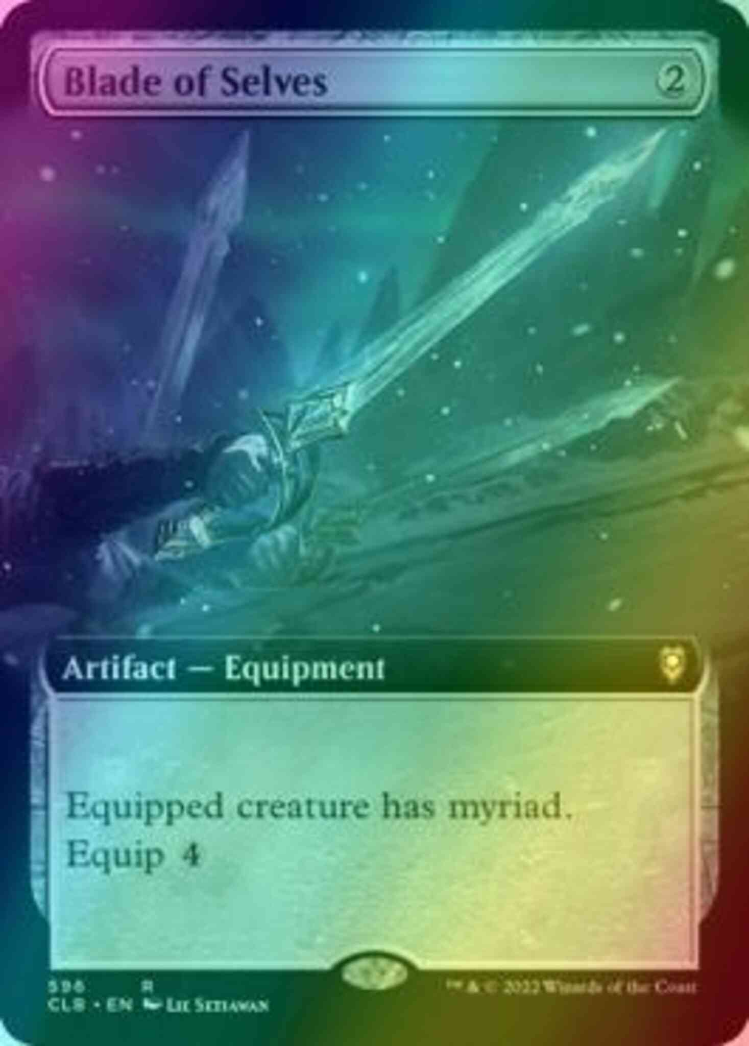 Magic Blade of Selves [596] [Extended Art] [Commander Legends: Battle for Baldur's Gate] [Foil]