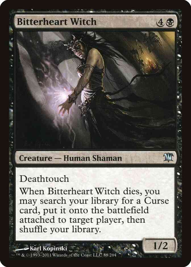 Bitterheart witch 88 – Magic Bitterheart Witch [88] [Innistrad] [Non-Foil]