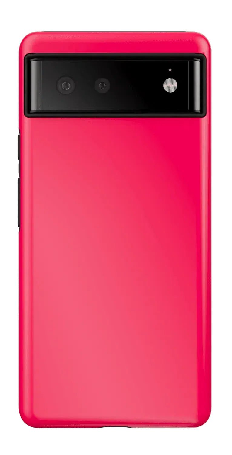 Casetry Think Pink | Solid Neon Pink Google Pixel Case