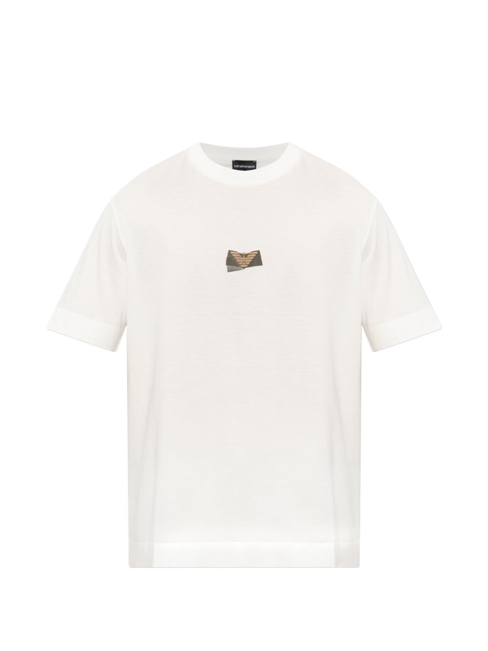 Emporio Armani Logo Polo Shirt – 70% Lyocell, 30% Cotton