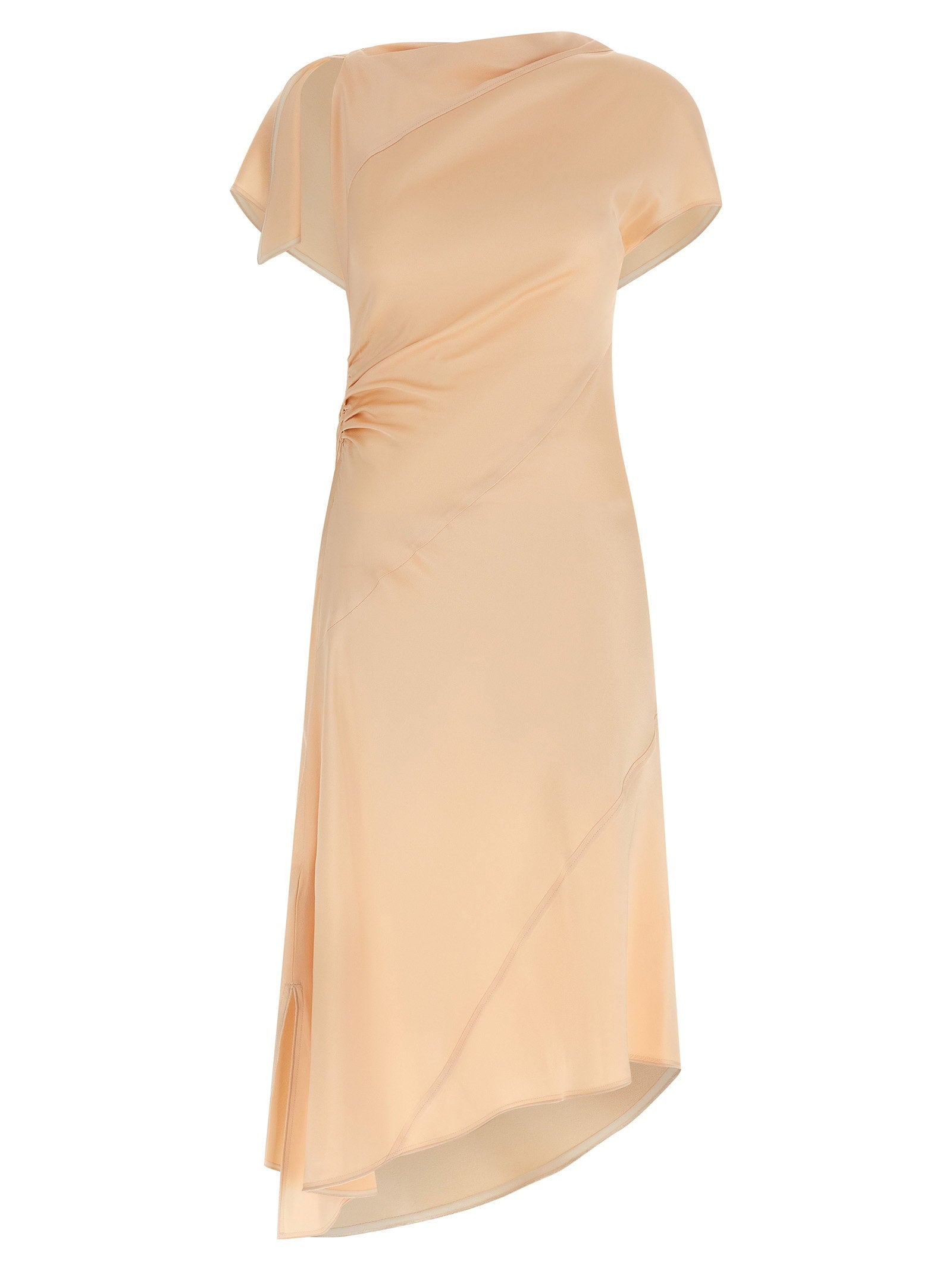 Victoria Beckham Asymmetric Twist Dress – 71% acetate 29% viscose