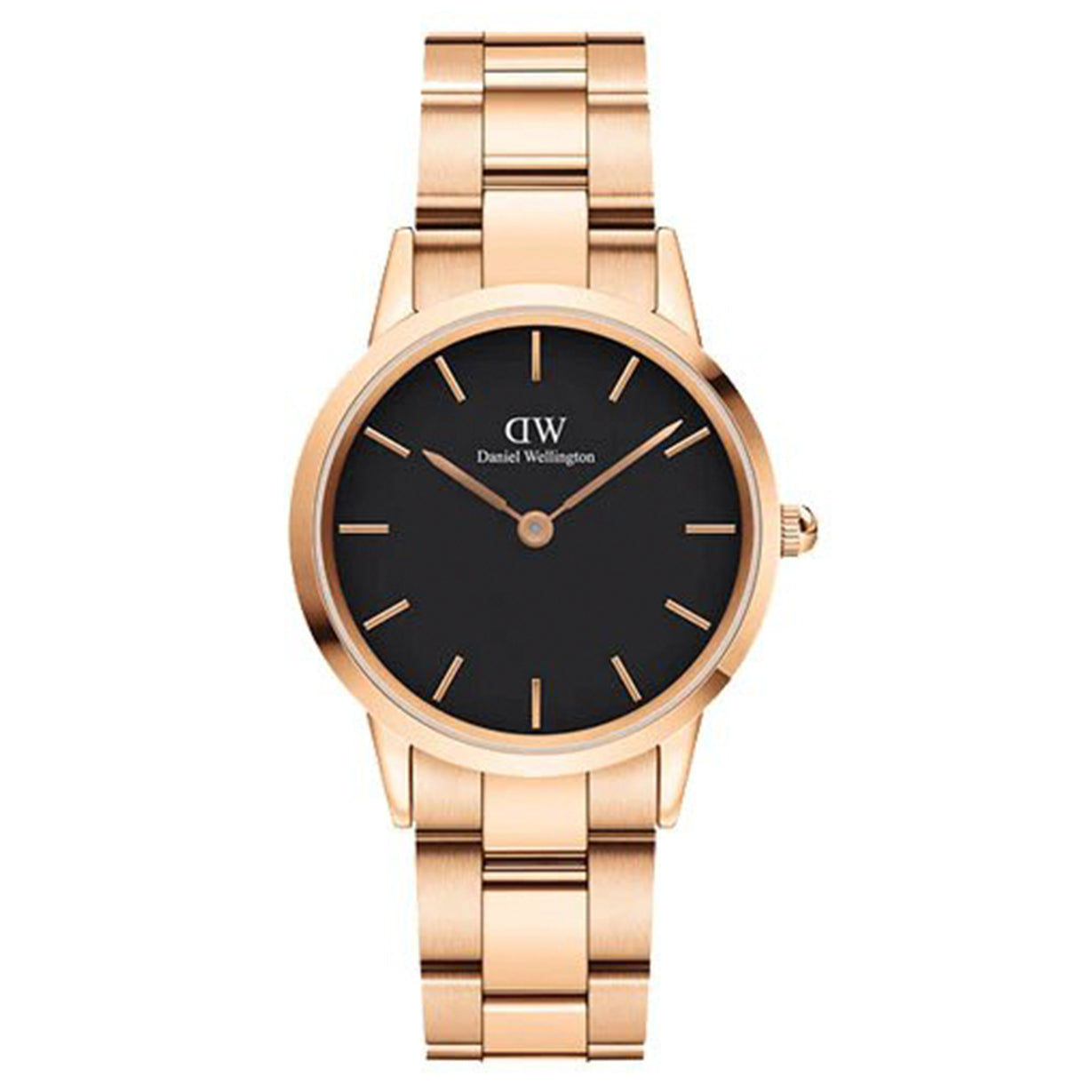 Daniel Wellington Iconic Link Black & Rose Gold