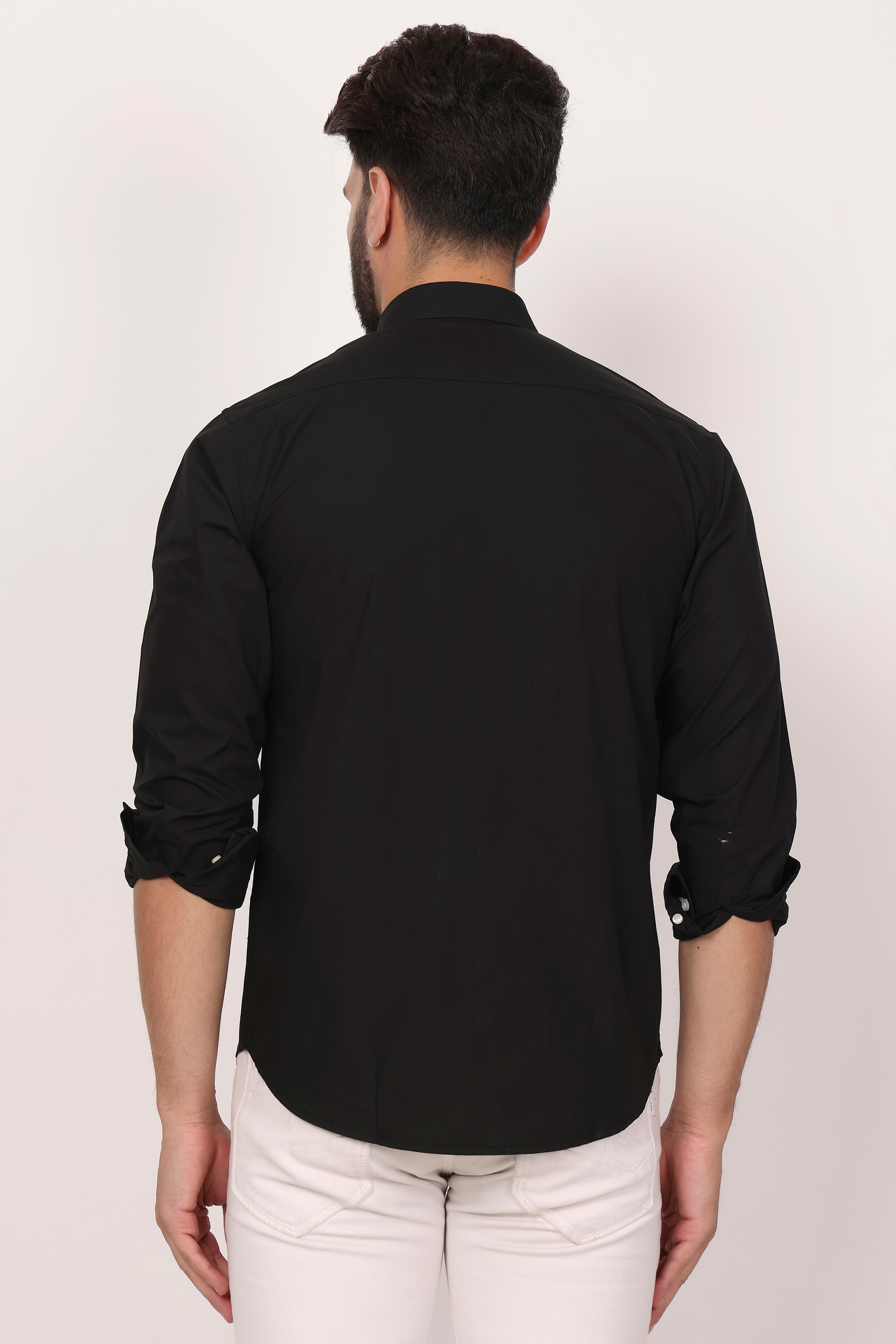 BlackTree New Royal Blue Down Button Casual Shirt I 100% Cotton Twill - view 2