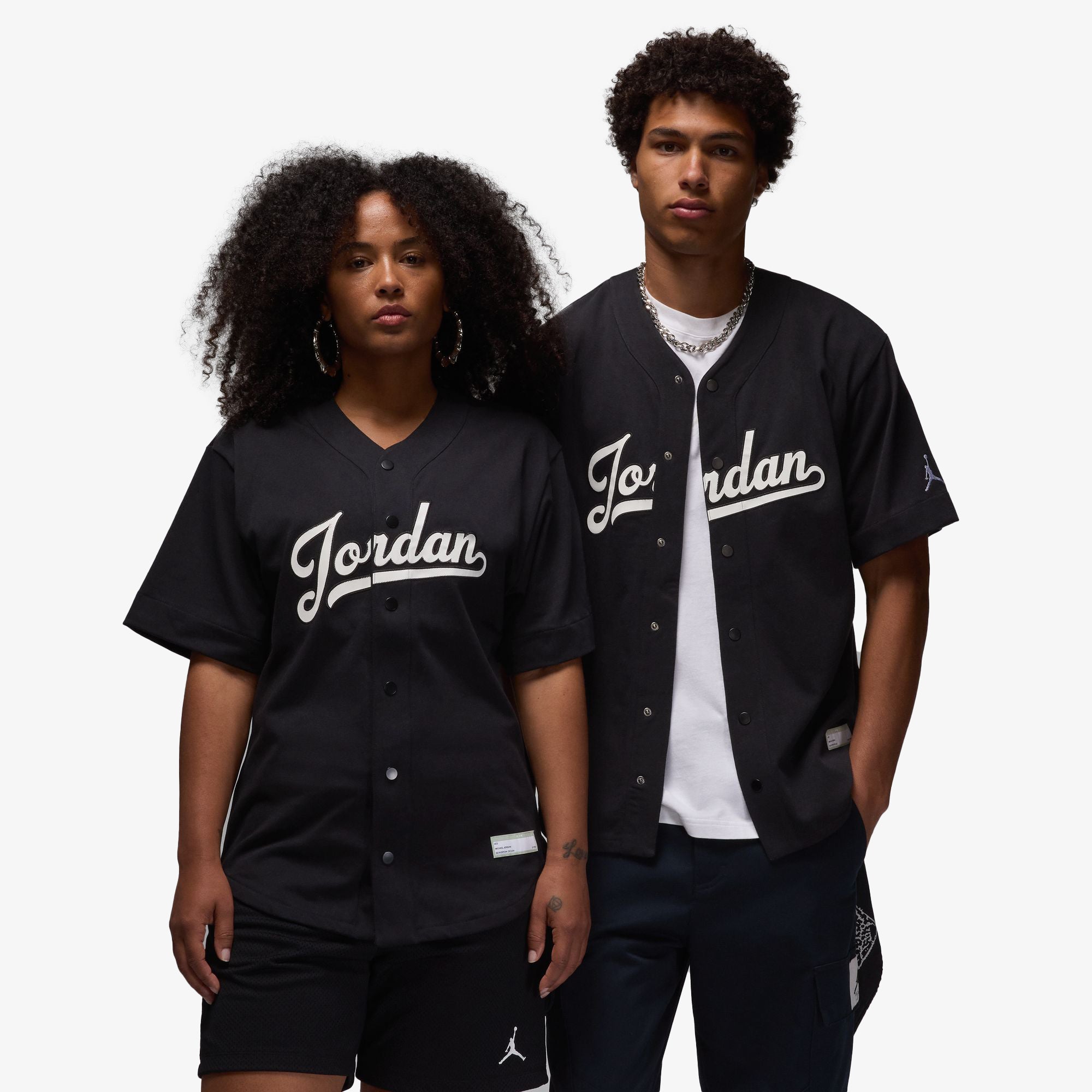 Jordan | Flight Mvp Baseball Top { Black/white - view 2